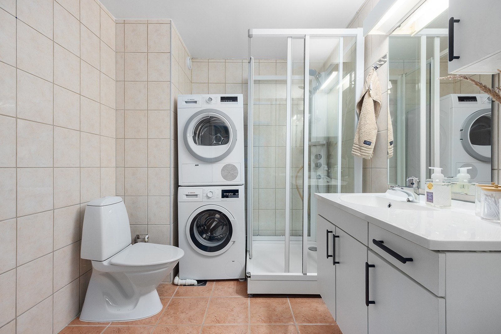 Badet har opplegg for vaskemaskin Galleribilde