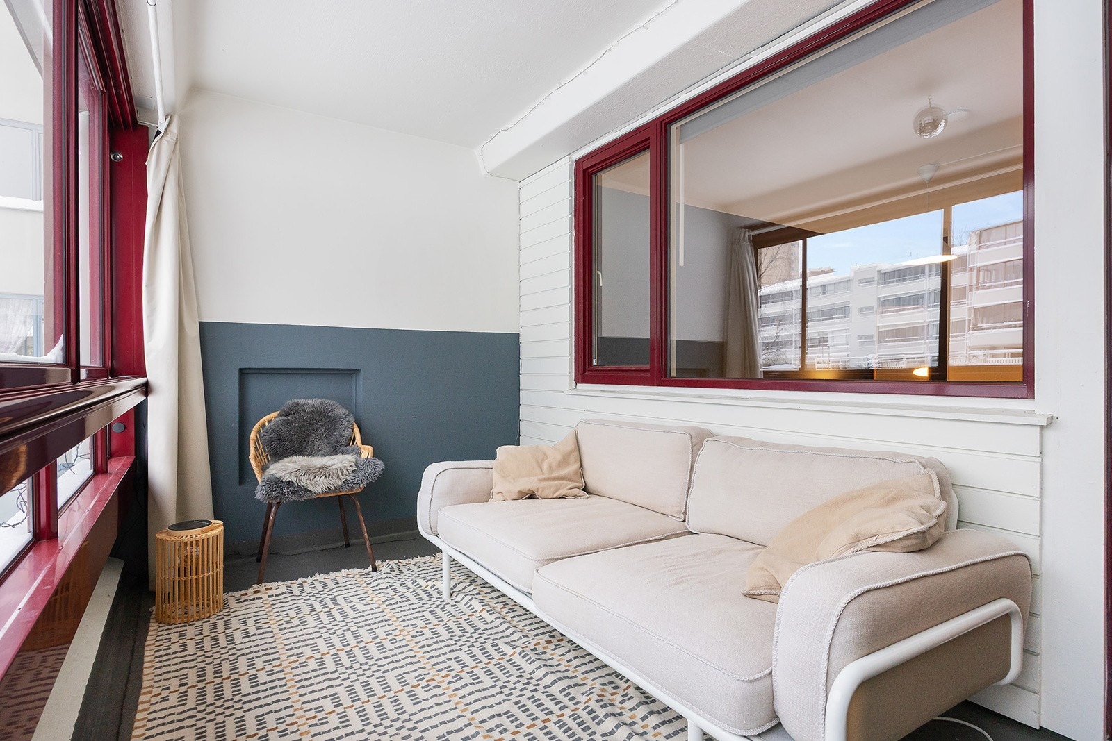 Her har man en god forlengelse av stuen i store deler av året. Galleribilde