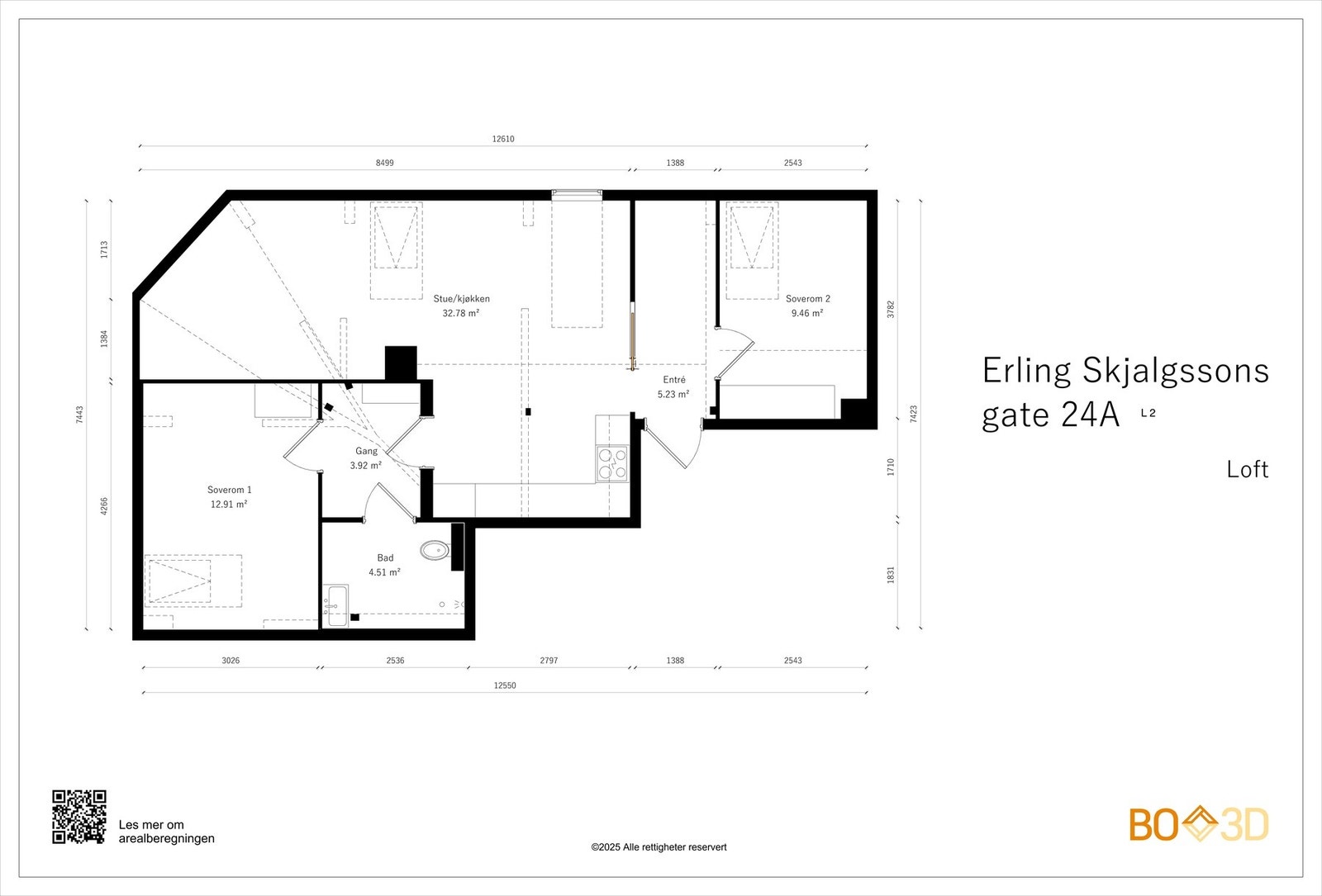 Plantegning. Galleribilde