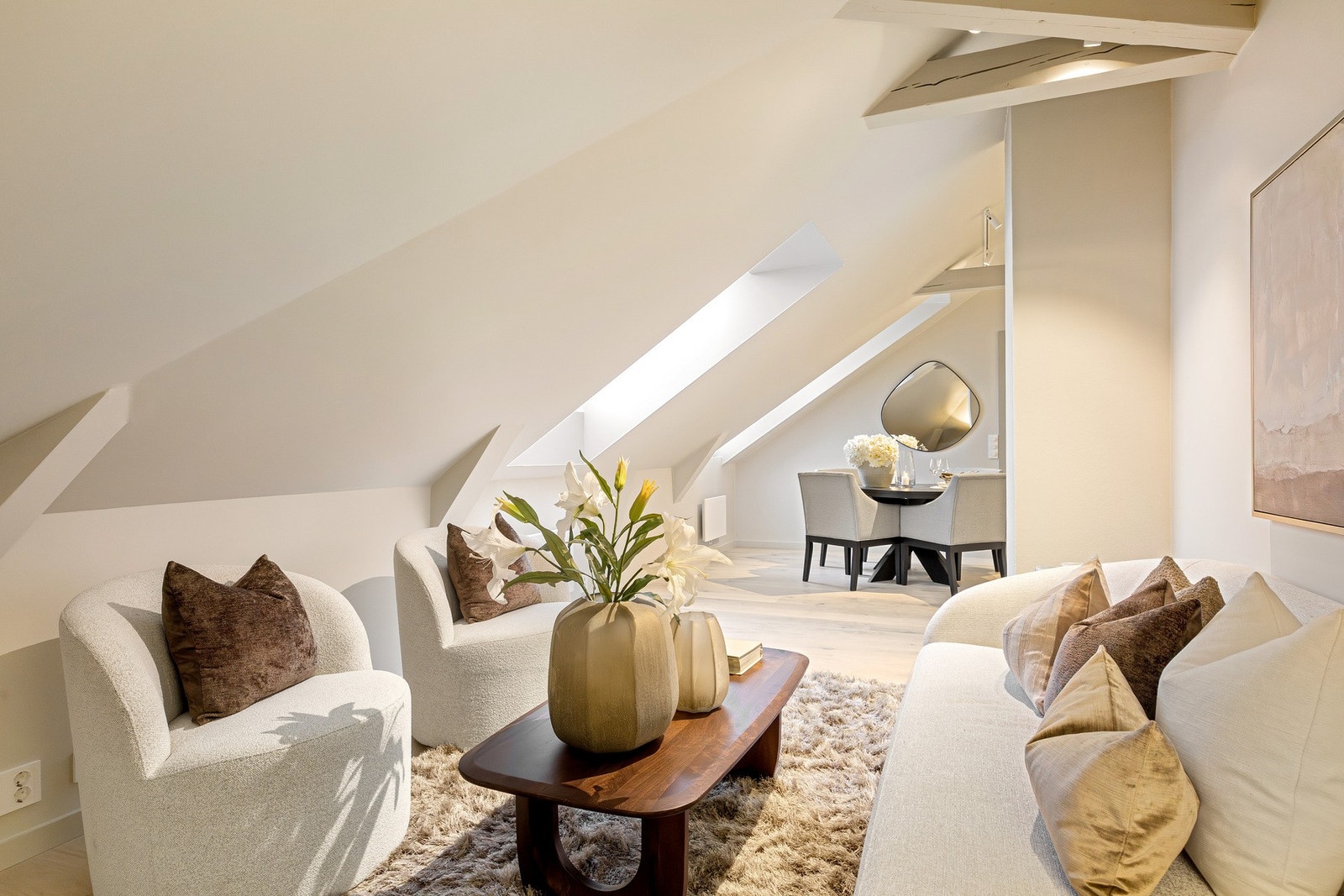 Lekker og påkostet 3-roms toppleilighet på beste Frogner. Galleribilde