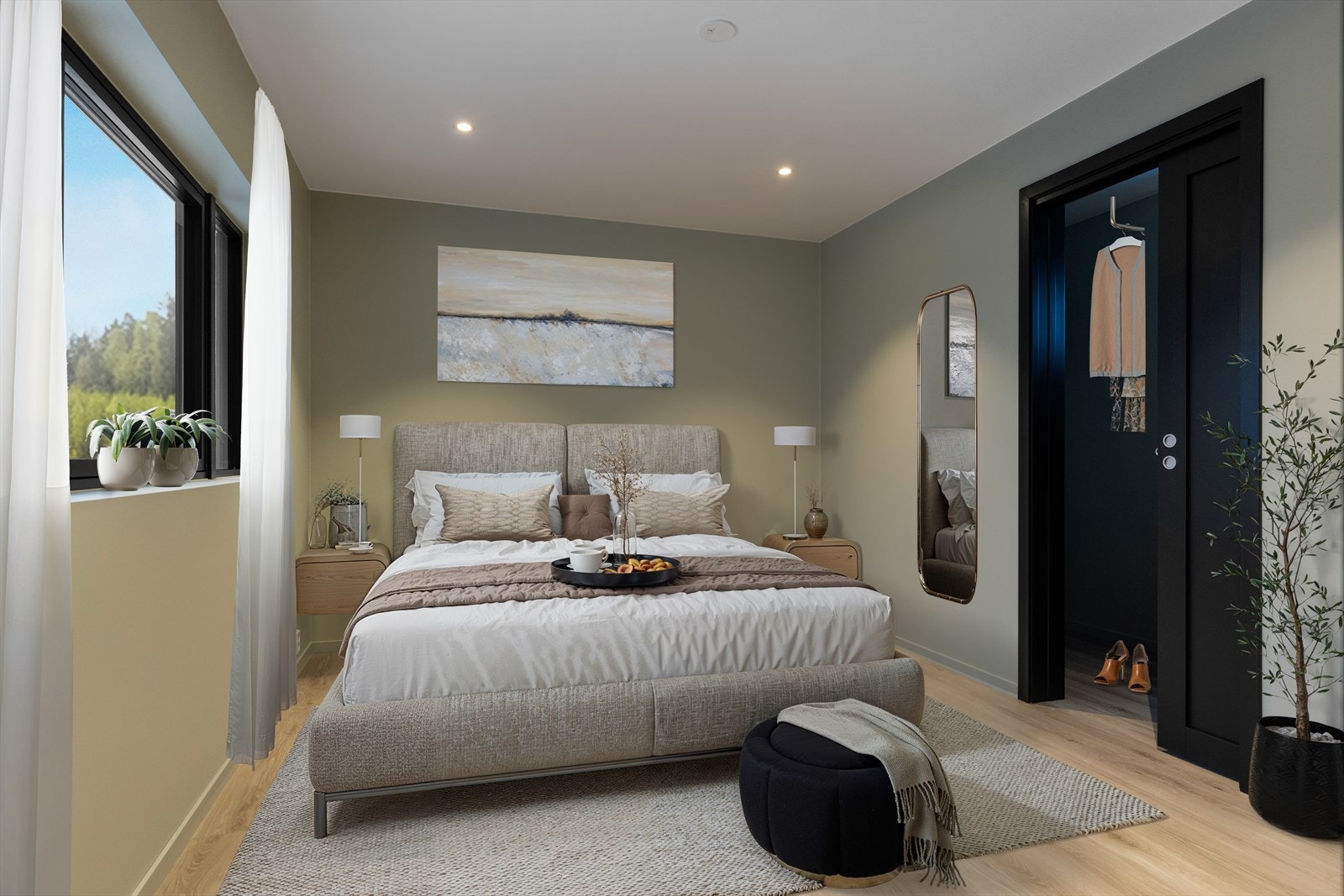 030_Digitalt møblert soverom. .jpg Galleribilde