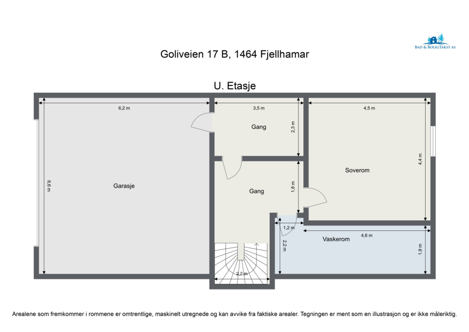 Her kan du orientere deg litt før vi tar en nærmere titt på etasjen. Galleribilde