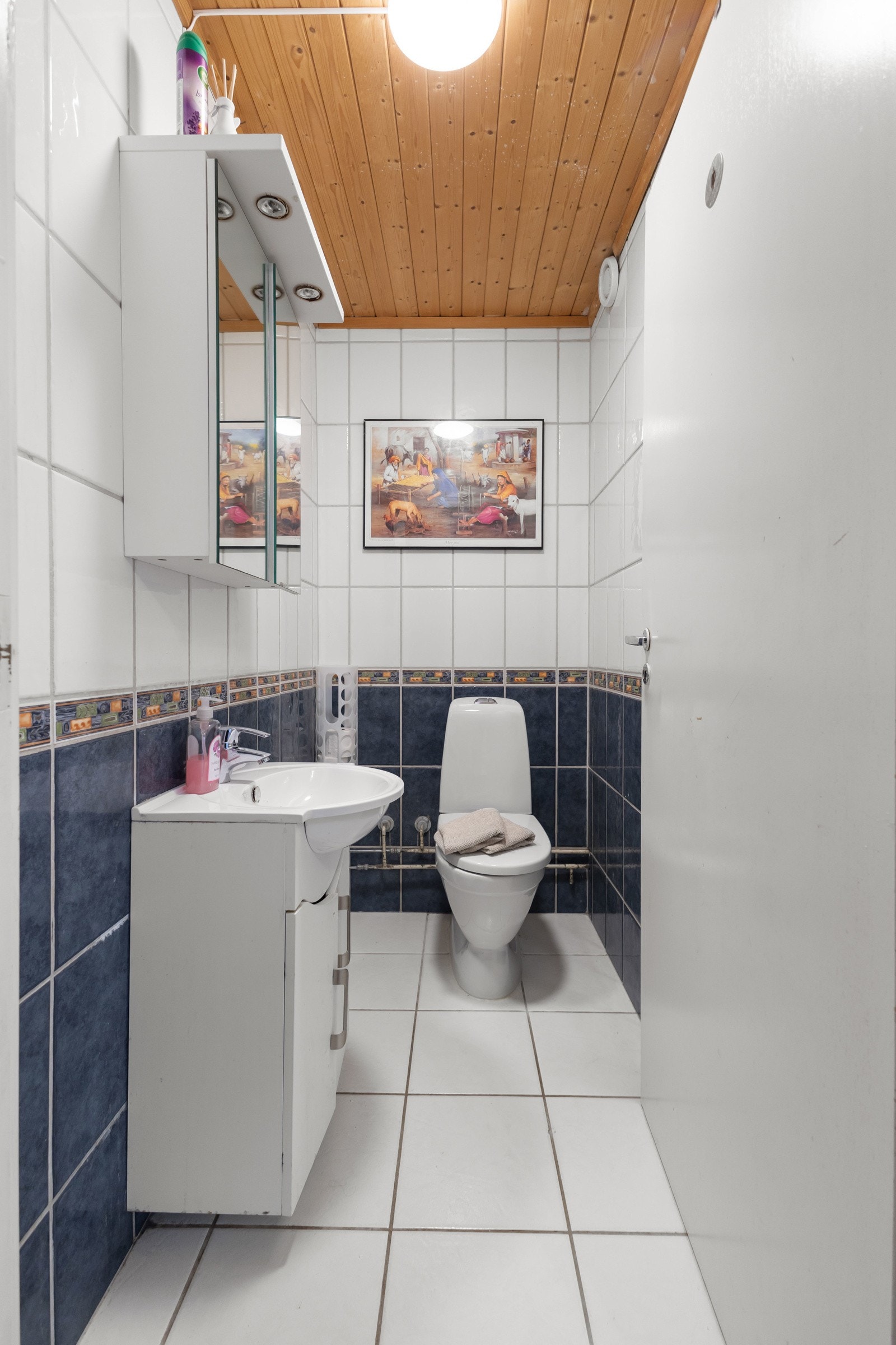 Separat WC-rom sørger for praktikalitet i hverdagen. Galleribilde