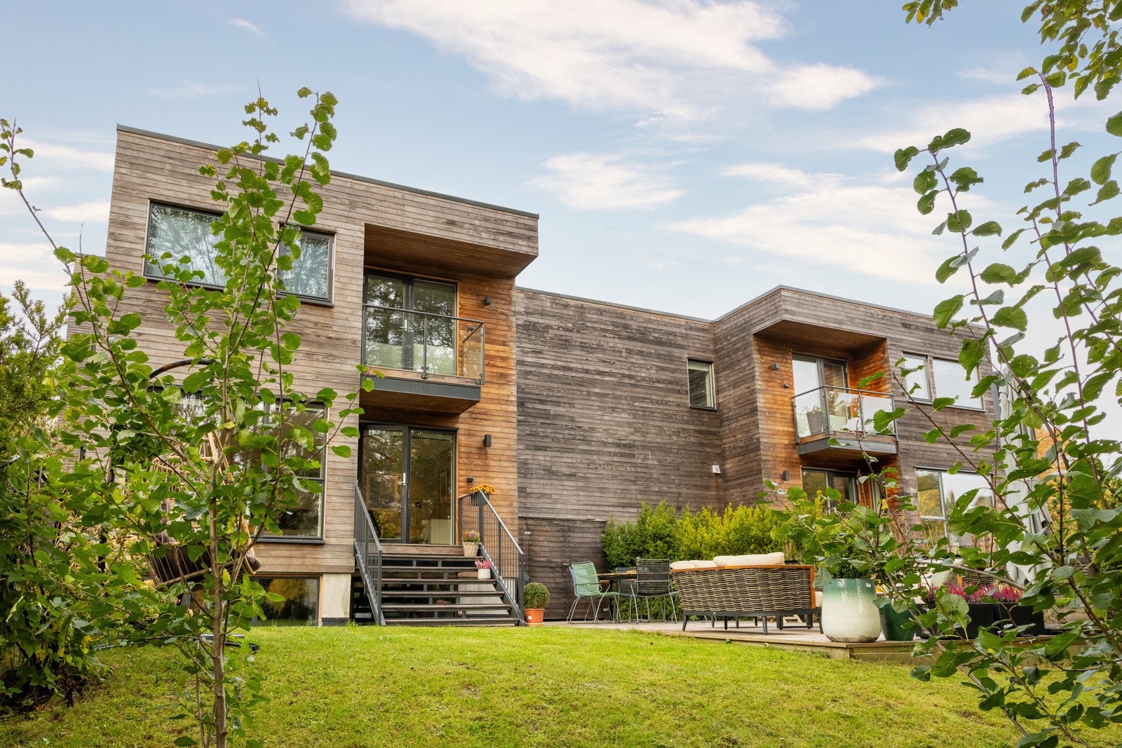 Fasade sett fra hagesiden. Galleribilde