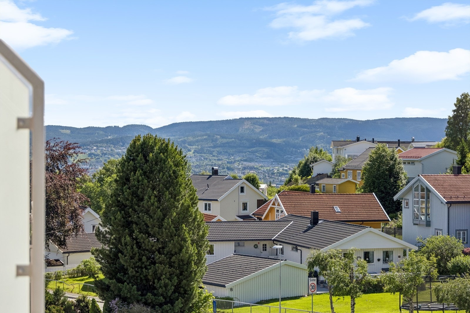 Utsikt fra balkong. Galleribilde