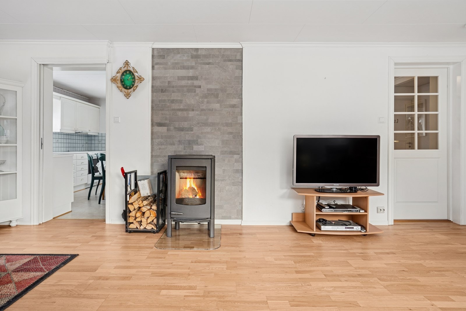 Vedovn som gir både varme og en koselig atmosfære. Galleribilde