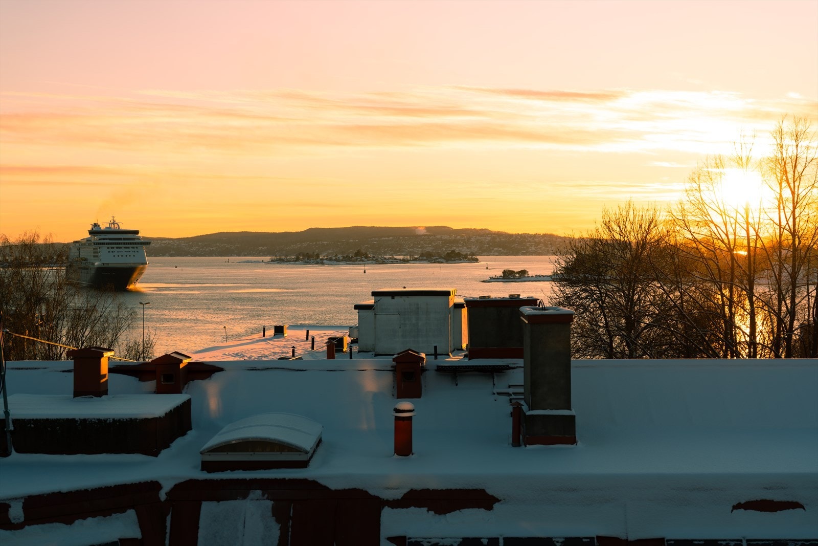 Kveldsstemning. Galleribilde