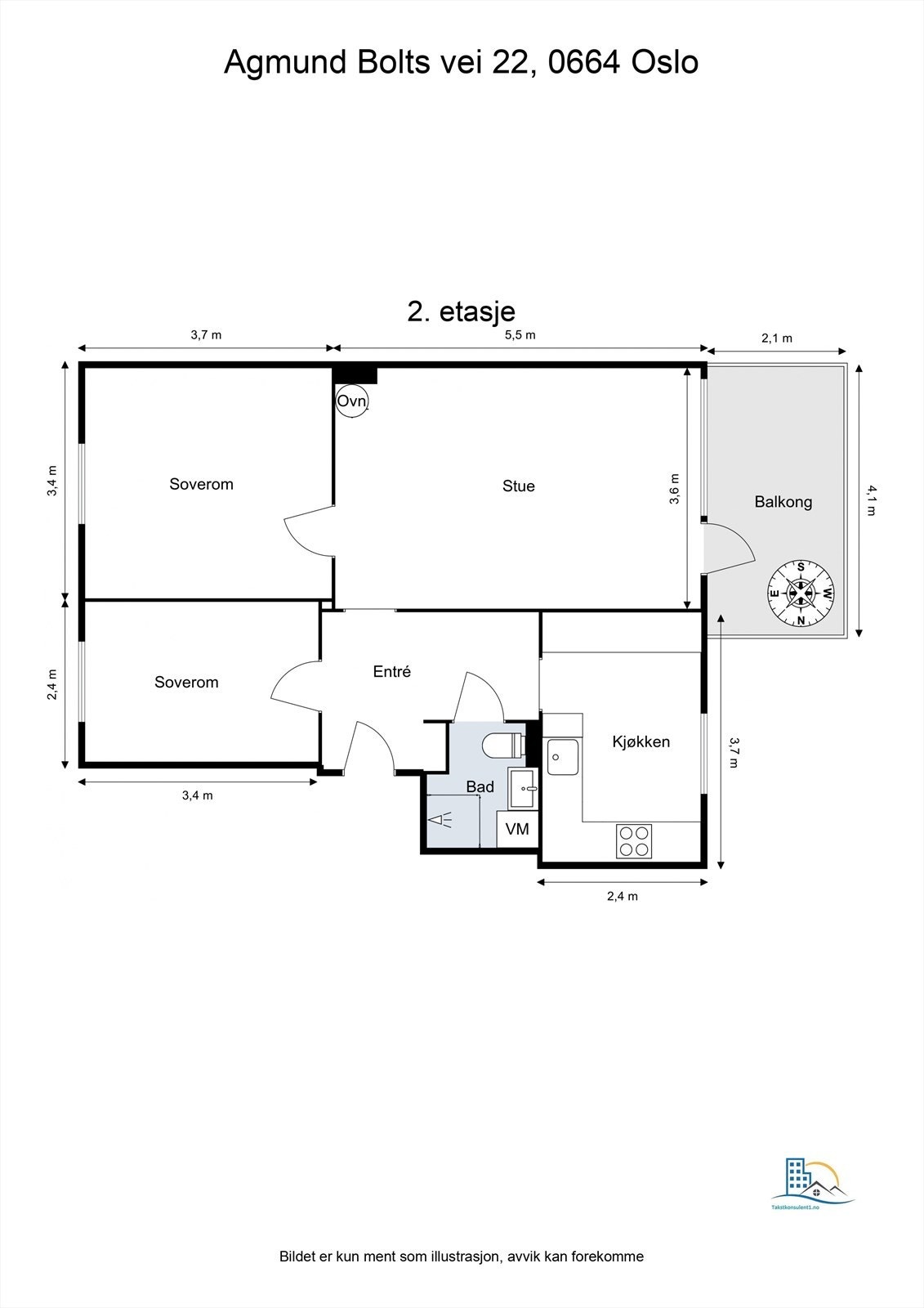 Plantegning Galleribilde