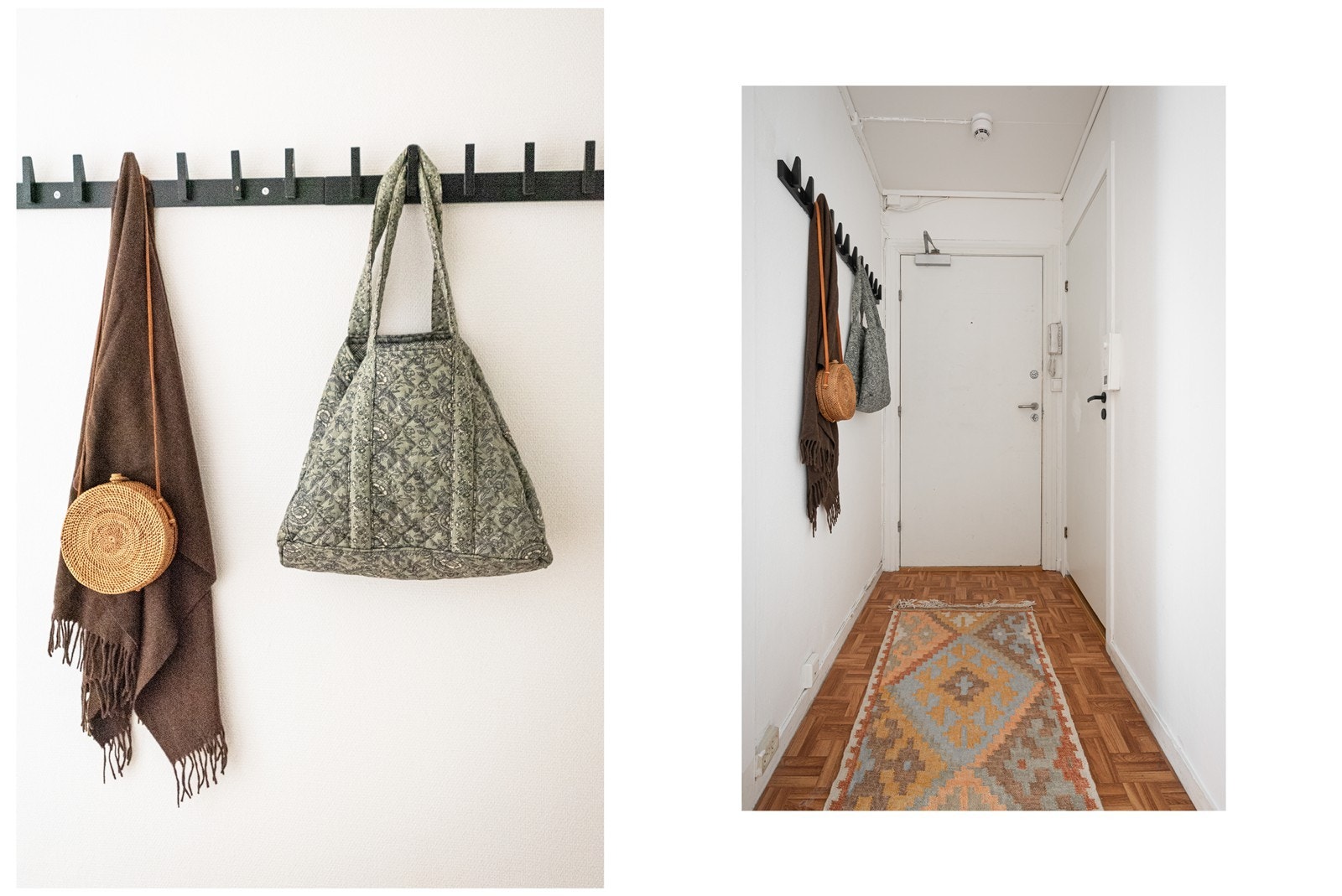 Innbydende entrè utsyrt med porttelefon Galleribilde