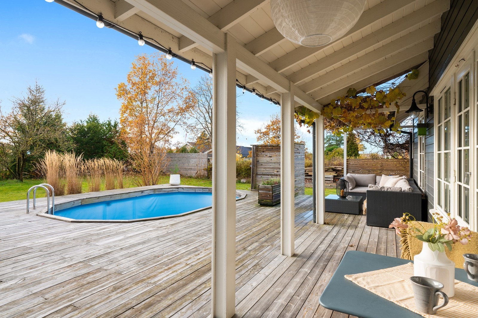 Her kan man nyte lange dager utendørs, uansett vær. Galleribilde