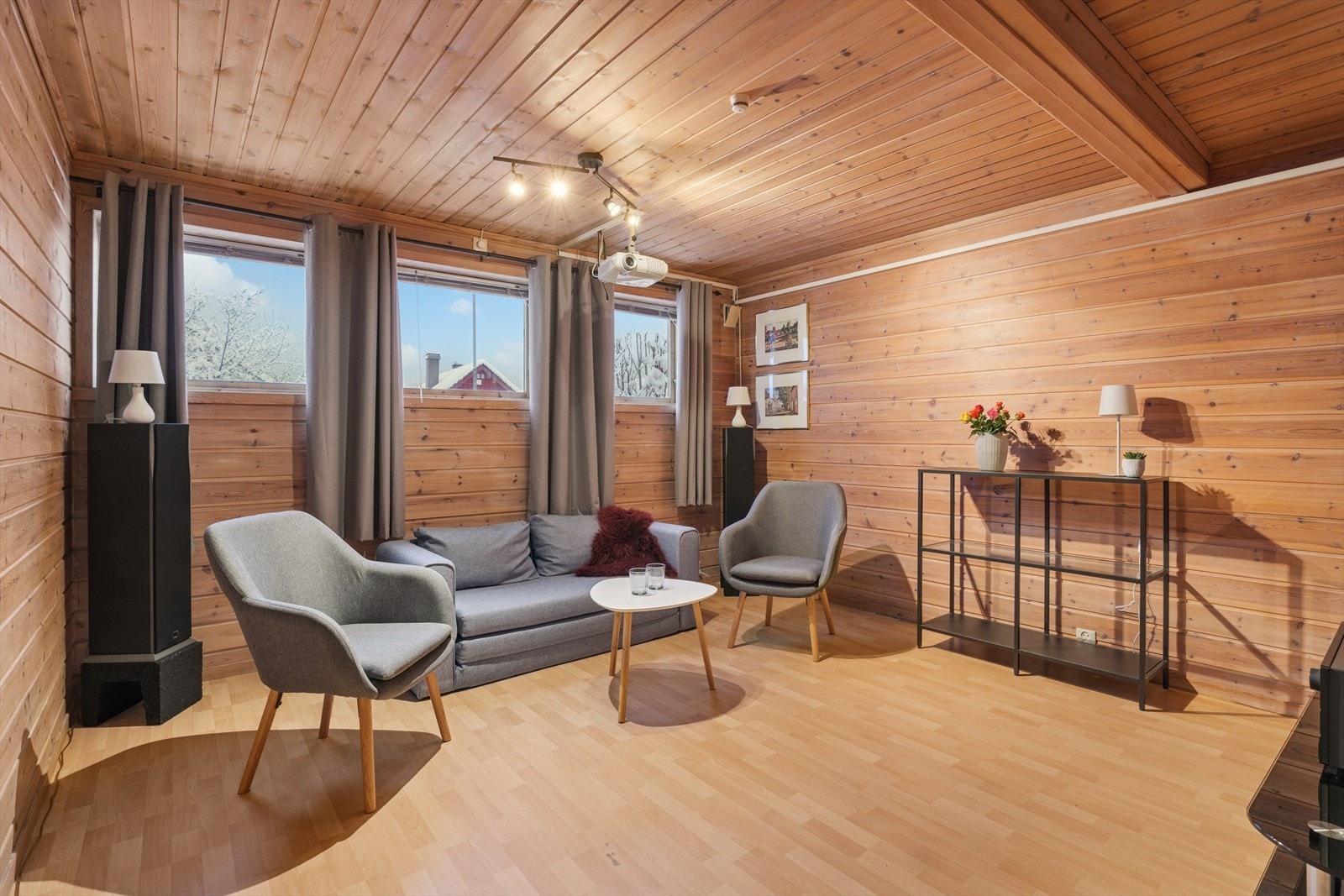 Fin kjellerstue med mange muligheter for bruk. Galleribilde