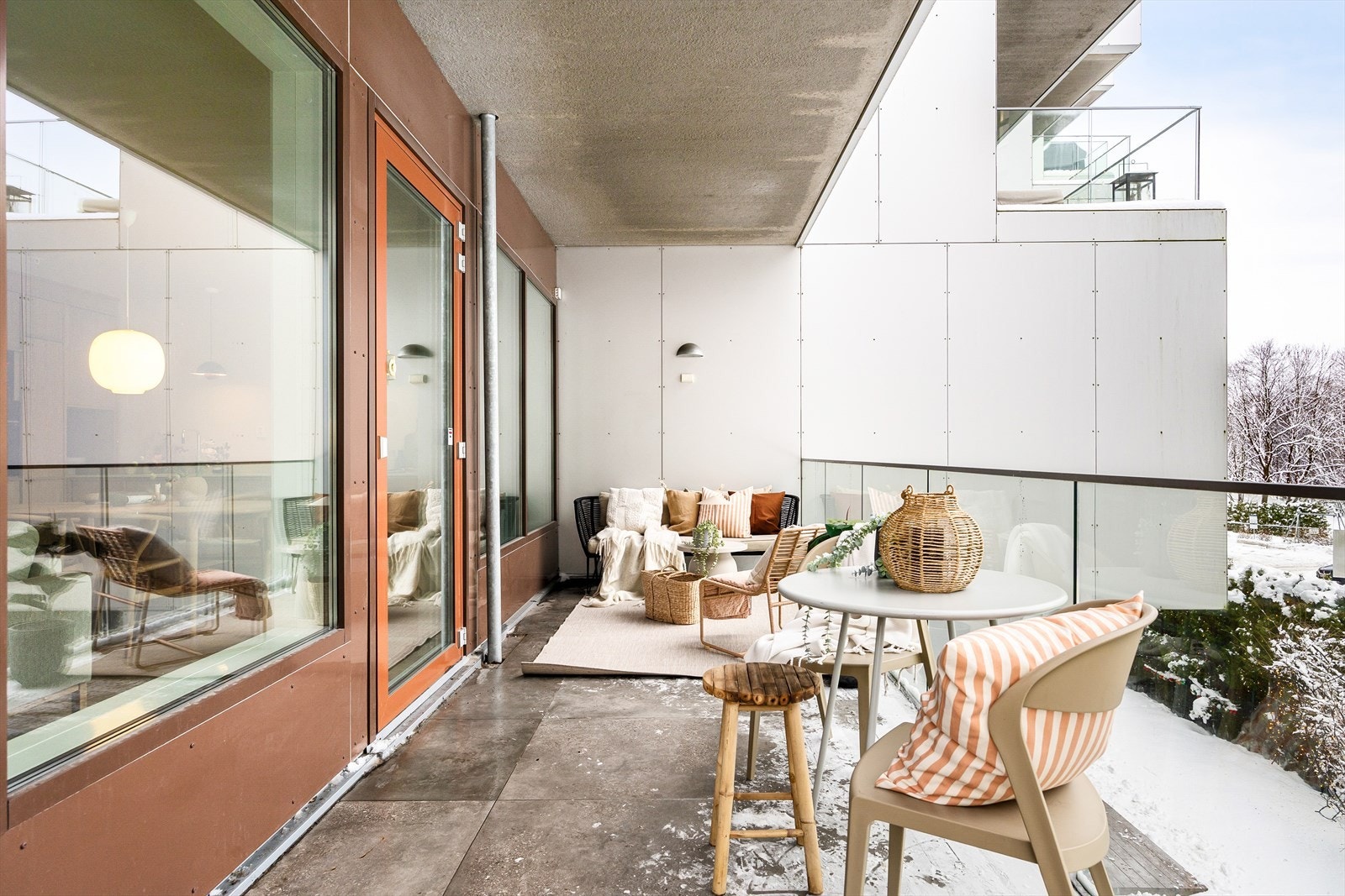 Leiligheten har en herlig vestvendt balkong på 14 m² med gode solforhold. Galleribilde