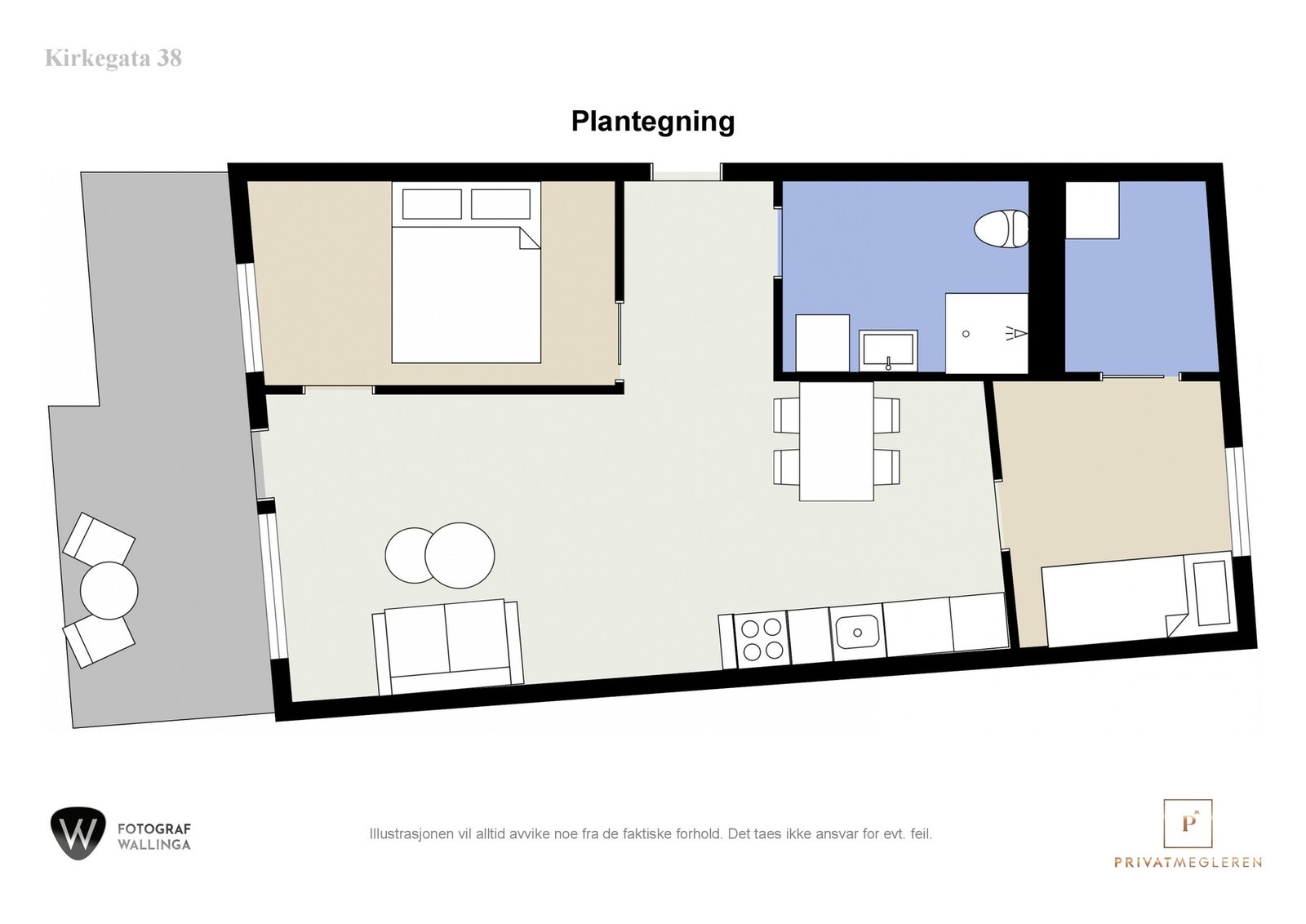 Plantegning Galleribilde