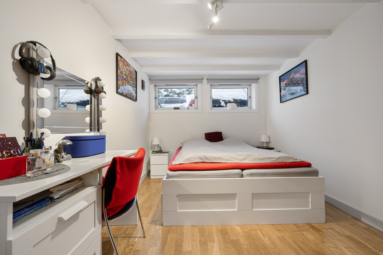 Innredet rom i kjeller. Galleribilde