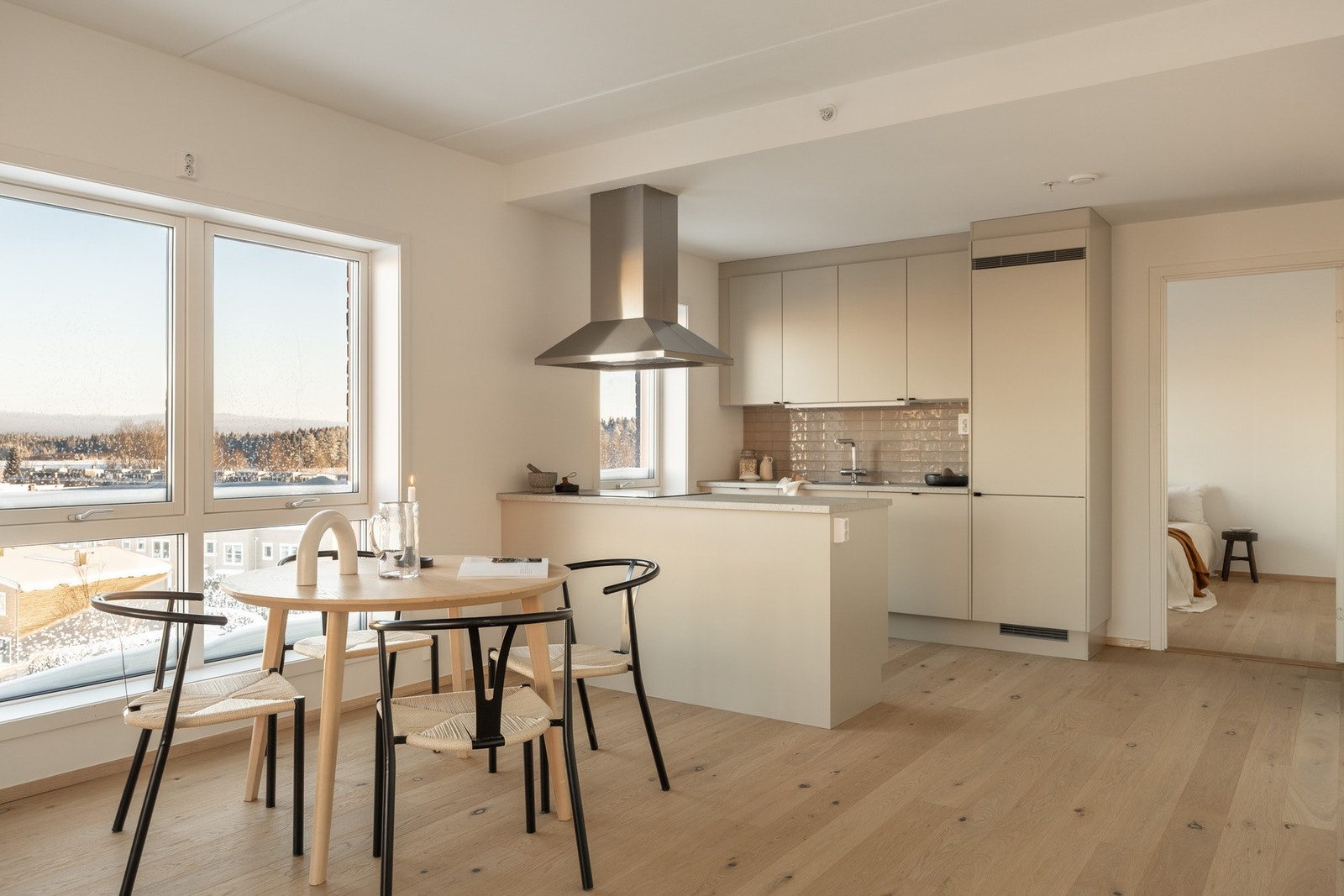 Her kan du flytte rett inn i en ny 3-roms fra 2024 med nybygg-garanti. Galleribilde