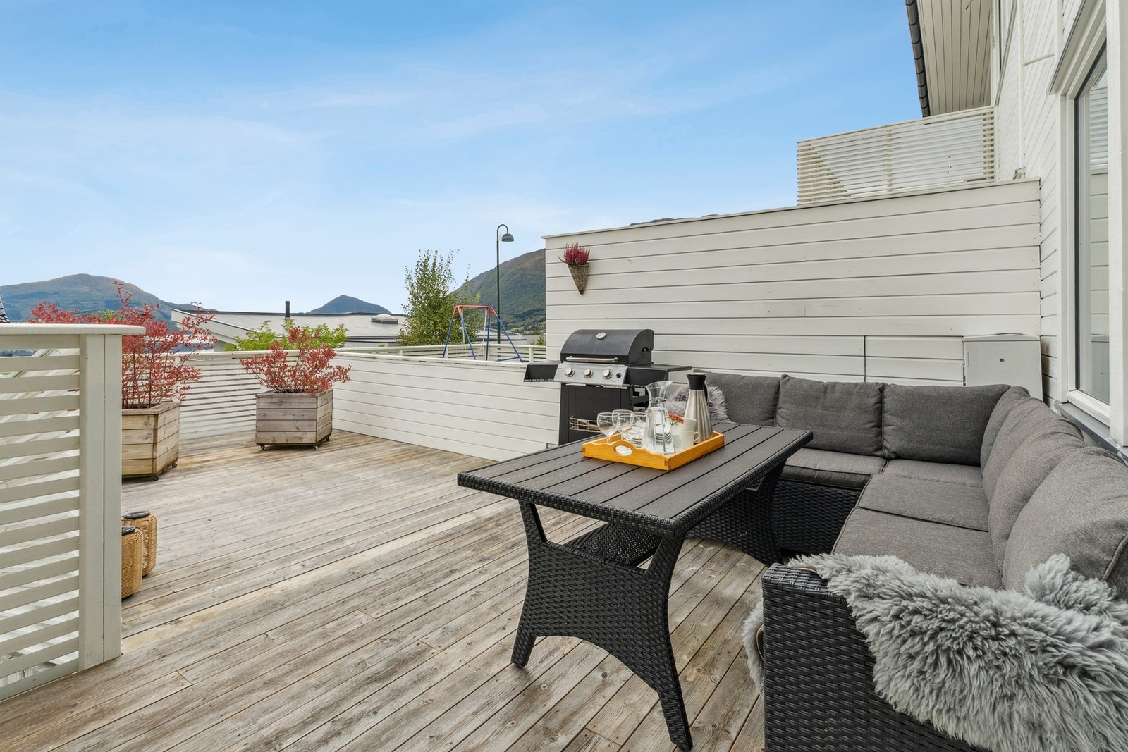 Større markterrasse til seksjonen på ca. 44 m²! Galleribilde