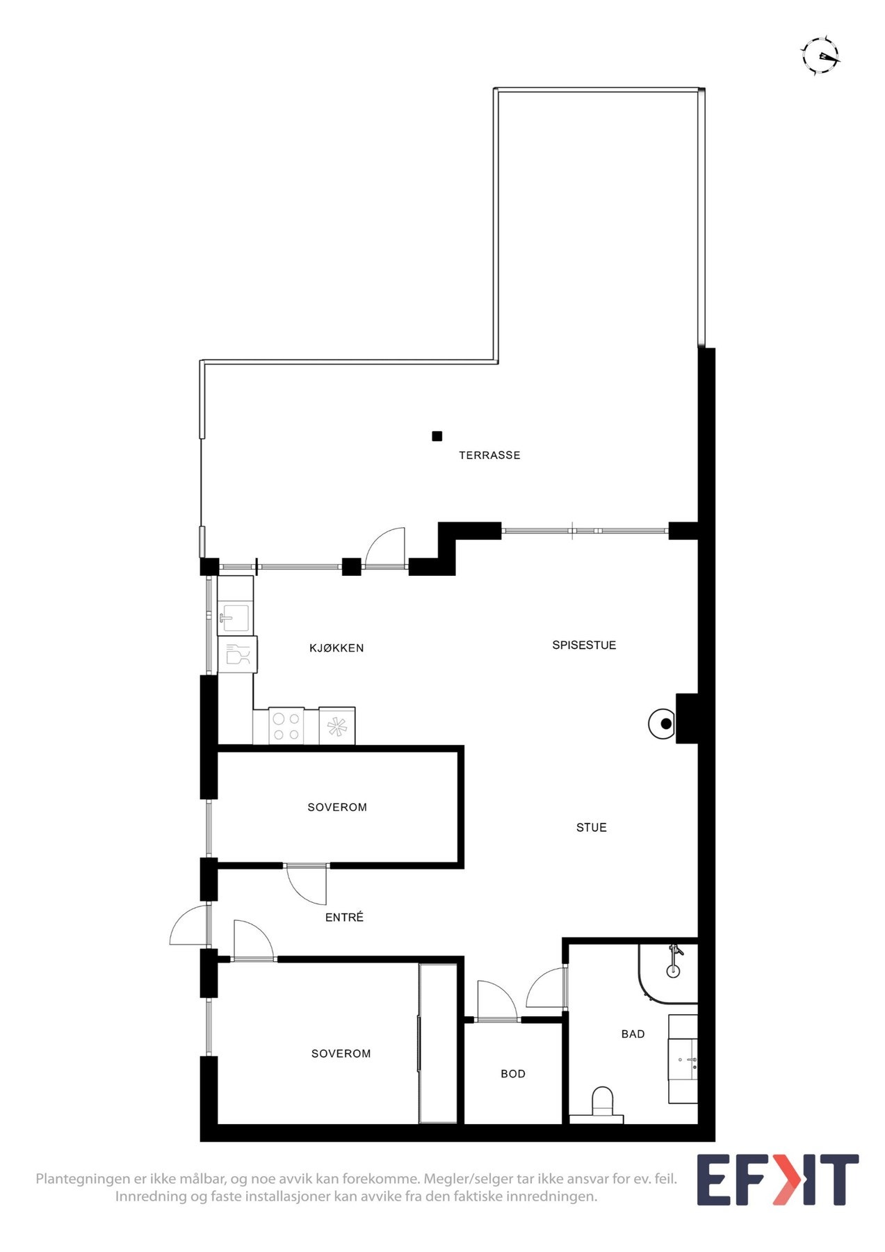 2d plantegning. Galleribilde