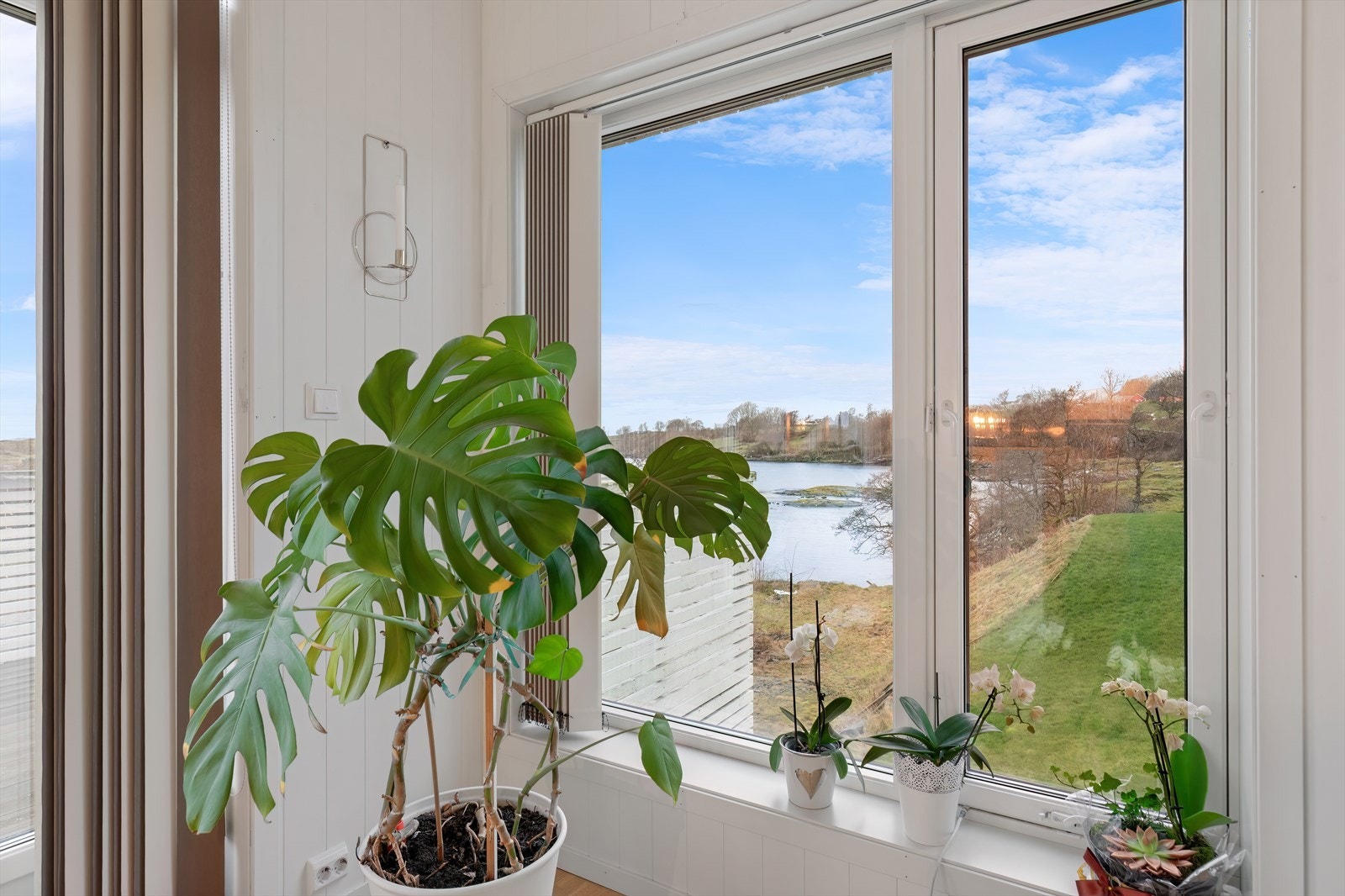 Flott utsikt fra stuen Galleribilde