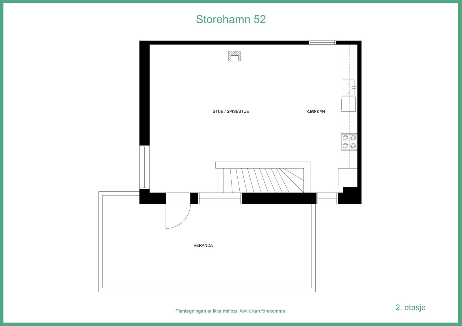 Plantegning 2.etg Galleribilde