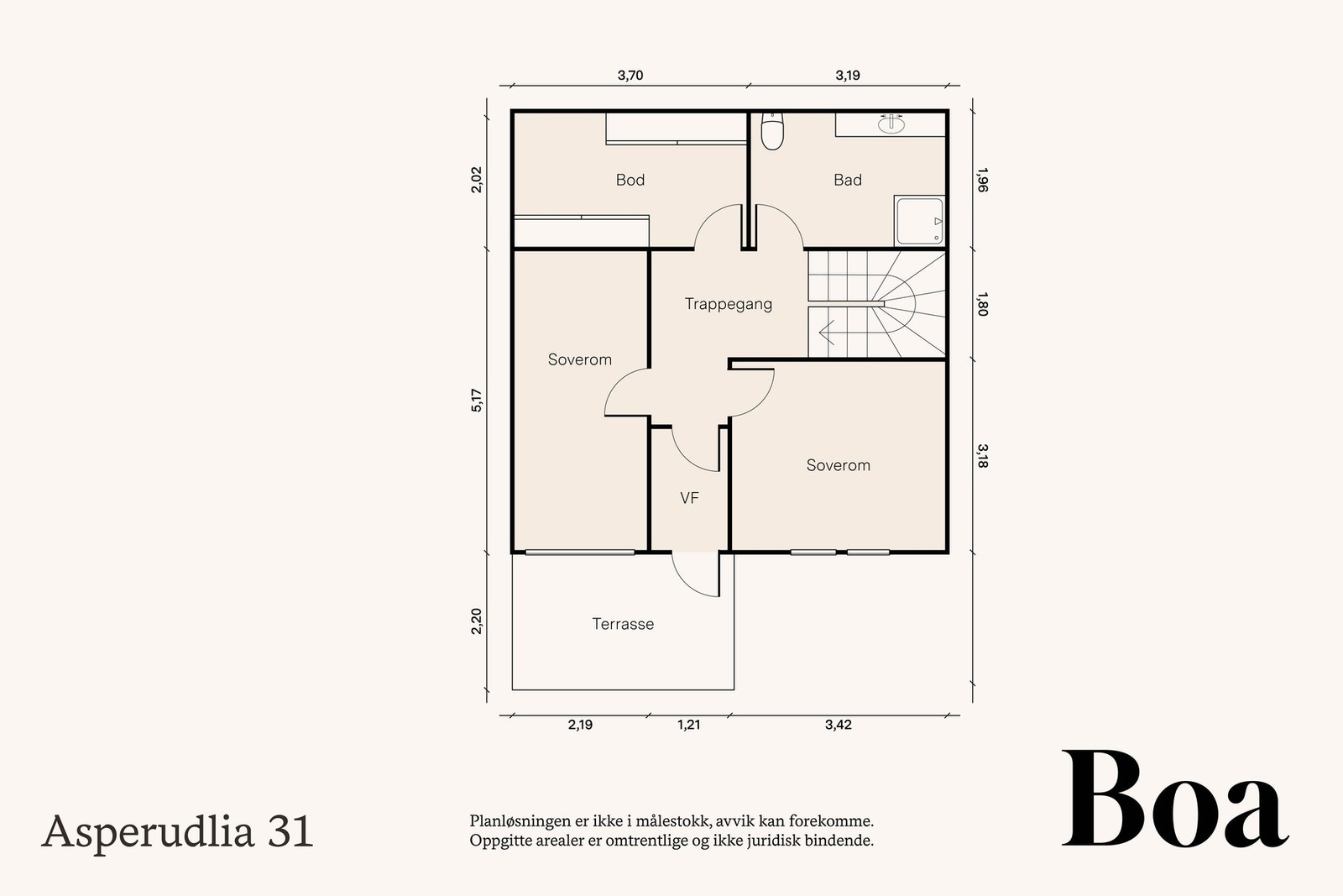Plantegning - 1 etg Galleribilde