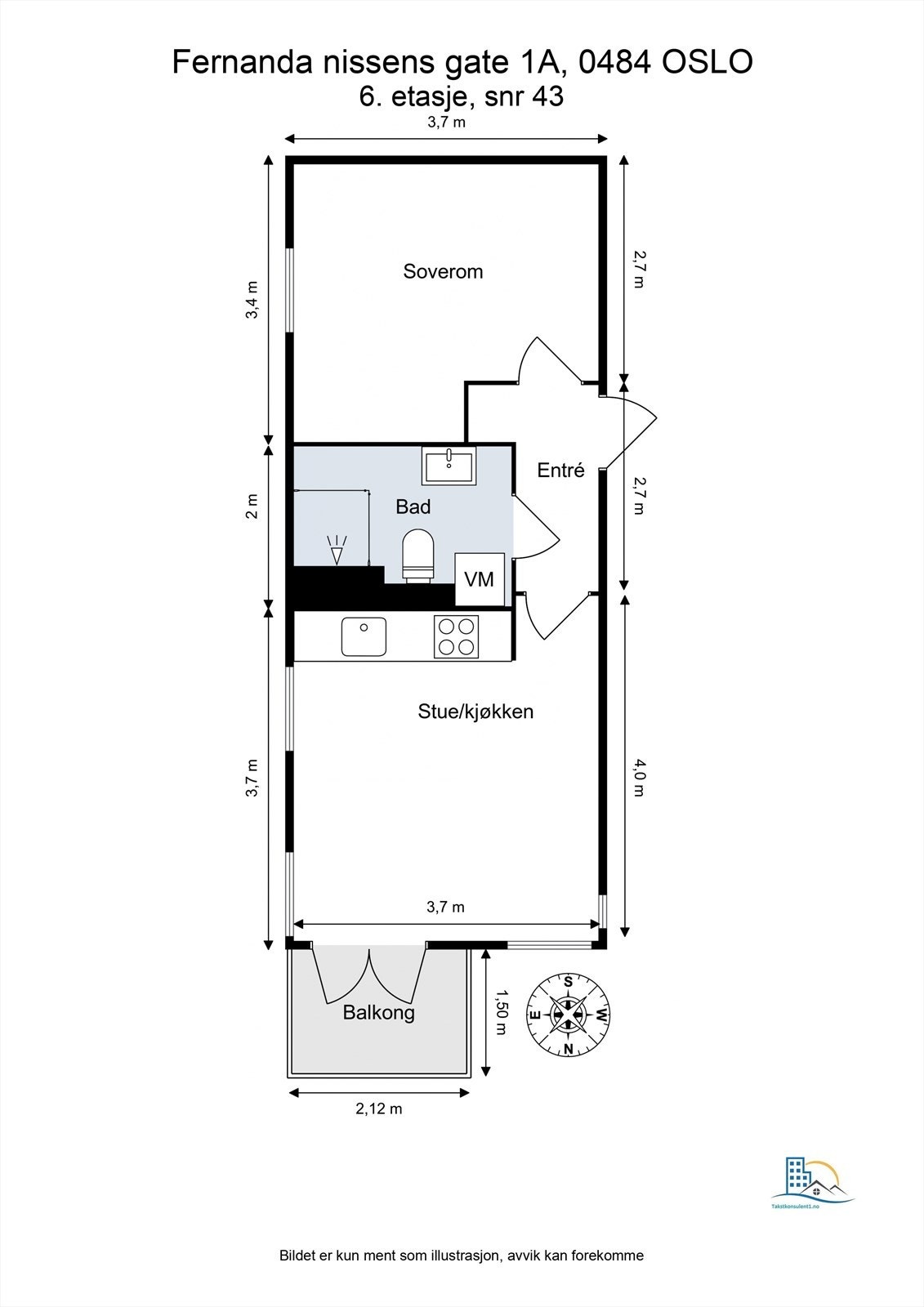 Plantegning til orientering. Galleribilde
