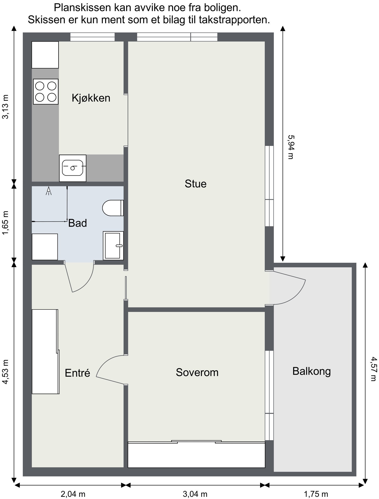 Plantegning Galleribilde