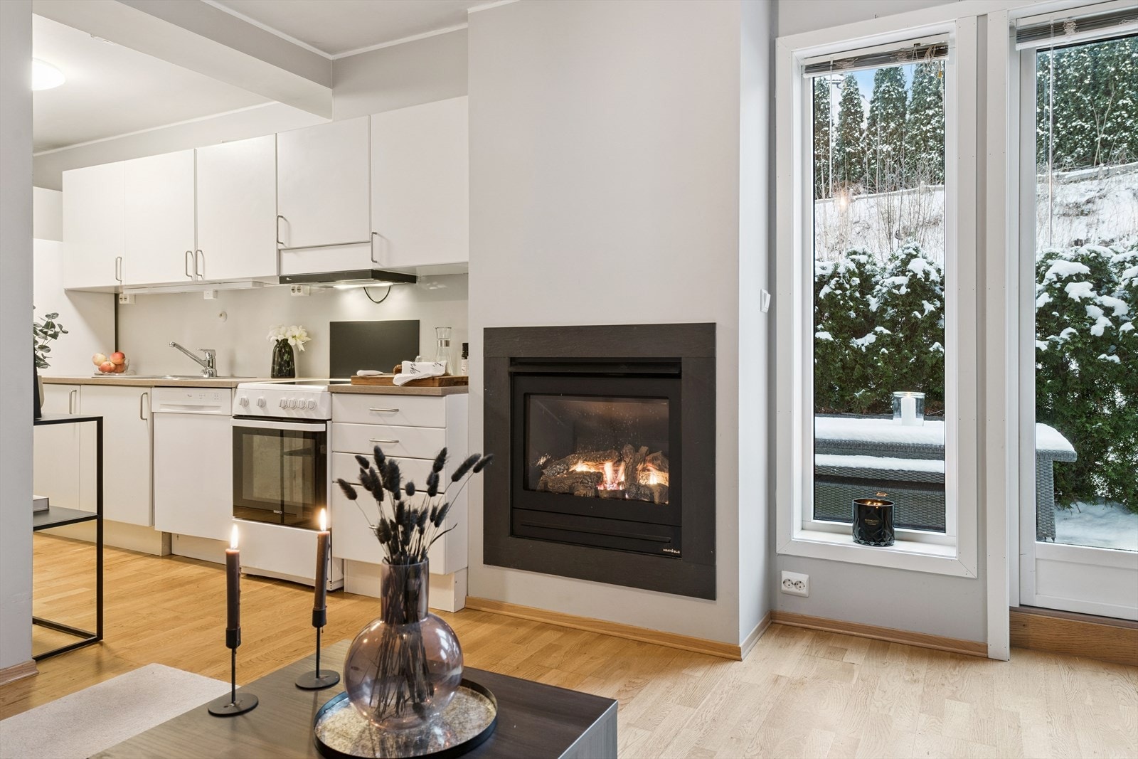 Deilig gasspeis som kan nytes fra både stue og kjøkken. Galleribilde