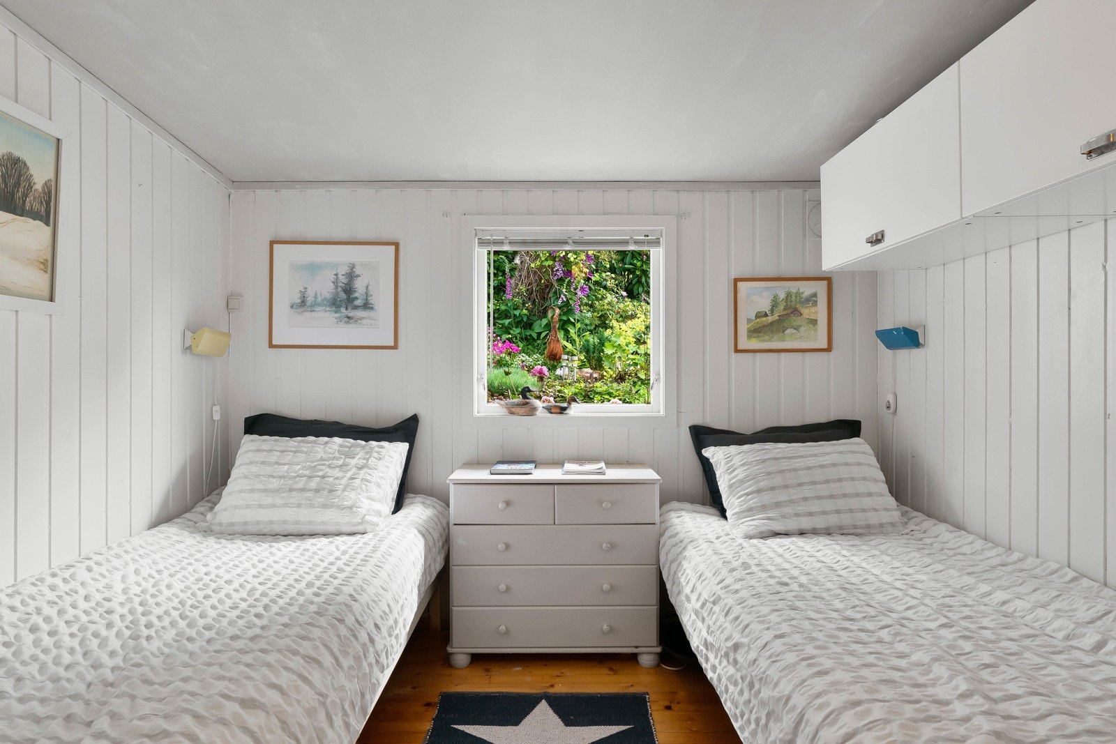 Øvrige soverom kan innredes med to enkeltsenger eller dobbeltseng, samt garderobeløsning - alt etter eget behov. Galleribilde