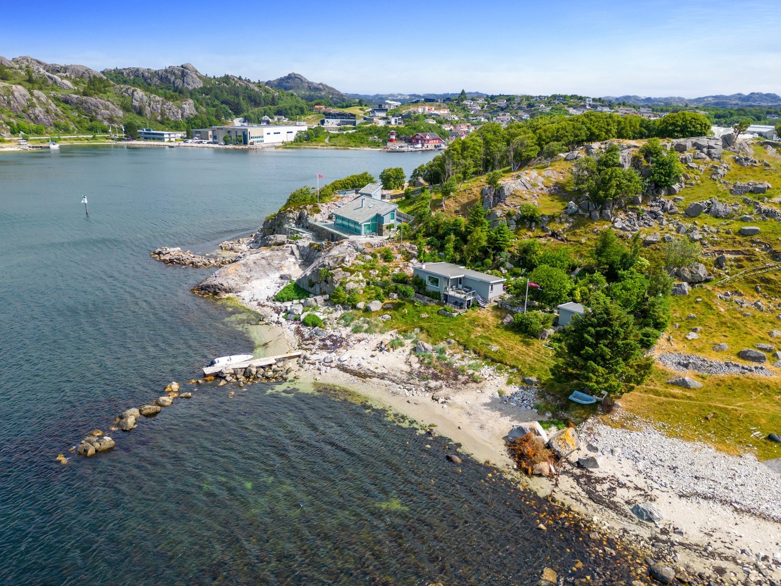 Den fantastiske beliggenheten byr på spektakulær utsikt. Galleribilde