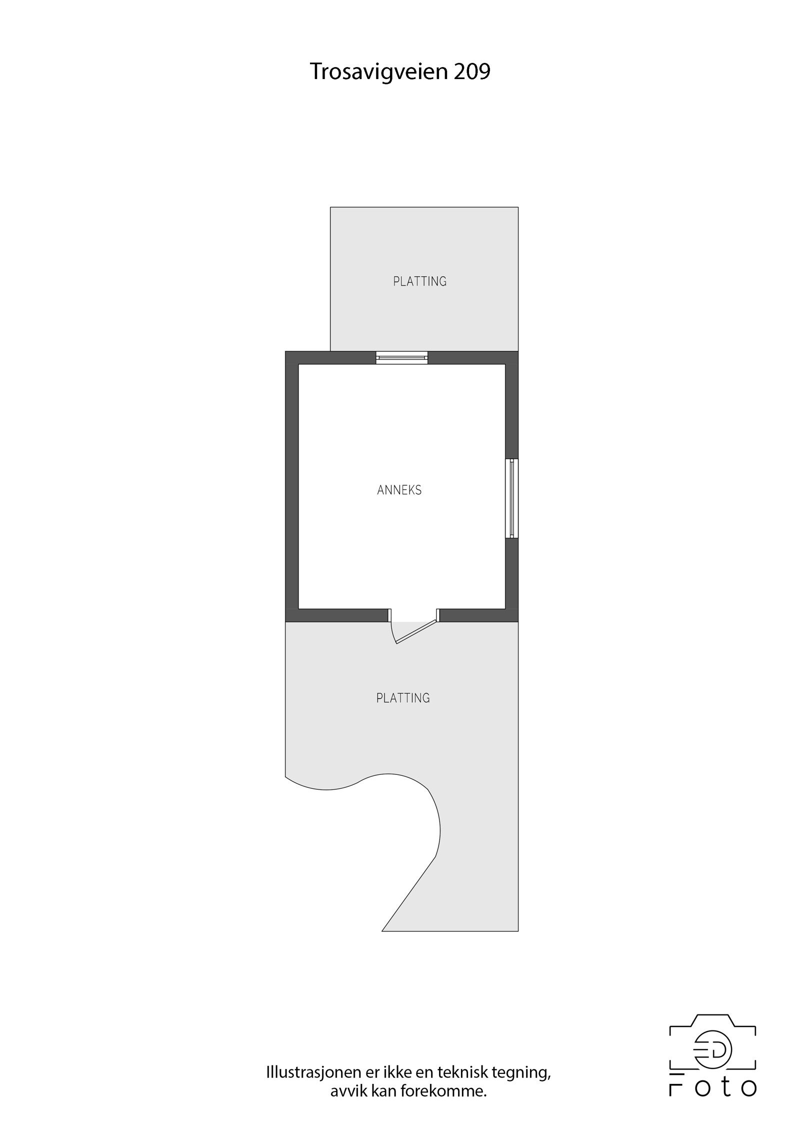 Plantegning - anneks Galleribilde