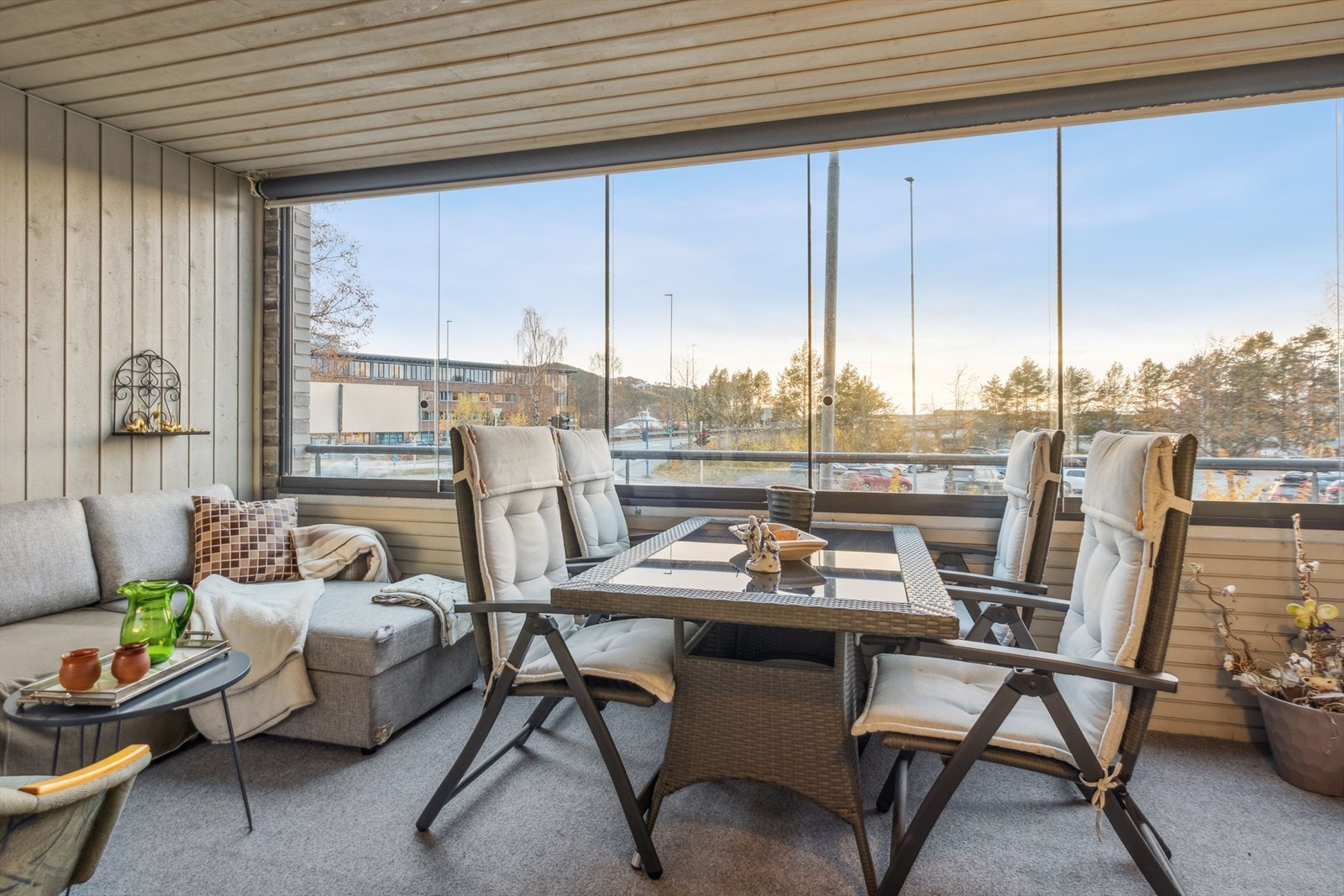 Terrasse med innglassing Galleribilde