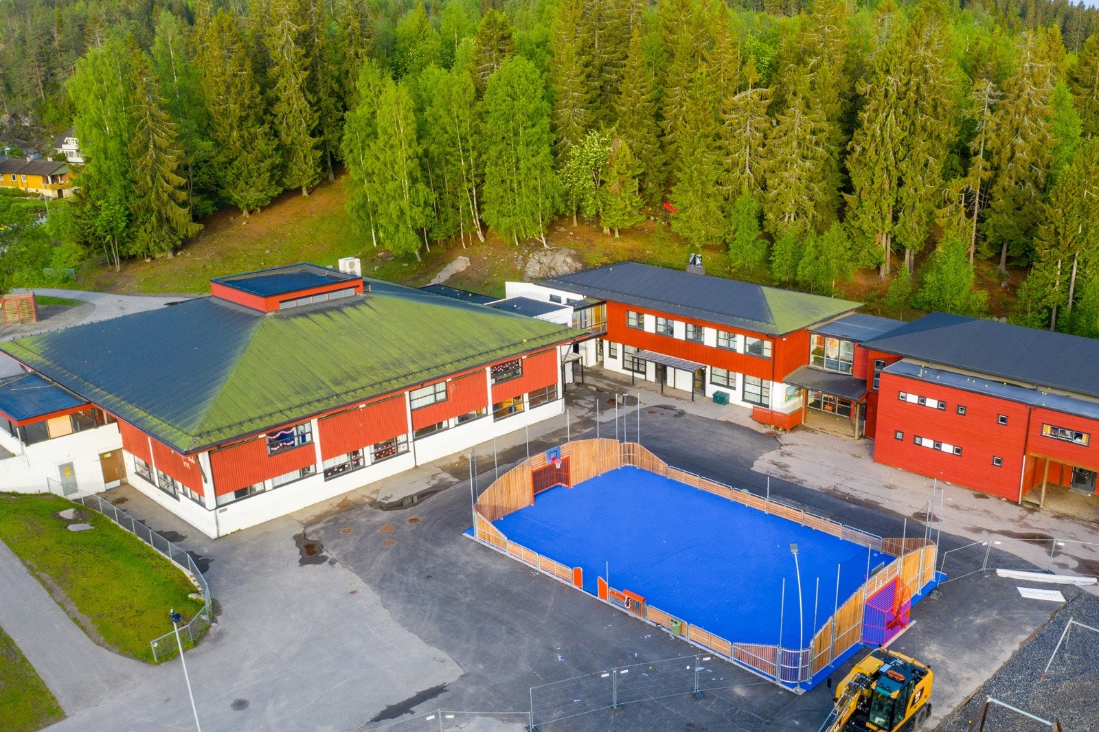 Hauglia skole ligger også rett ved. Galleribilde