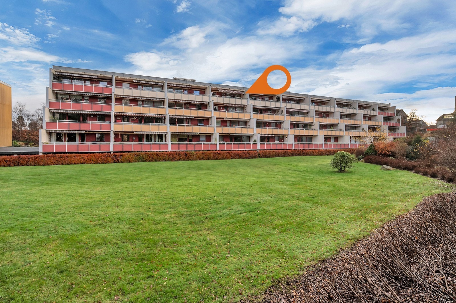 Stor og solrik balkong på hele 18kvm! Galleribilde