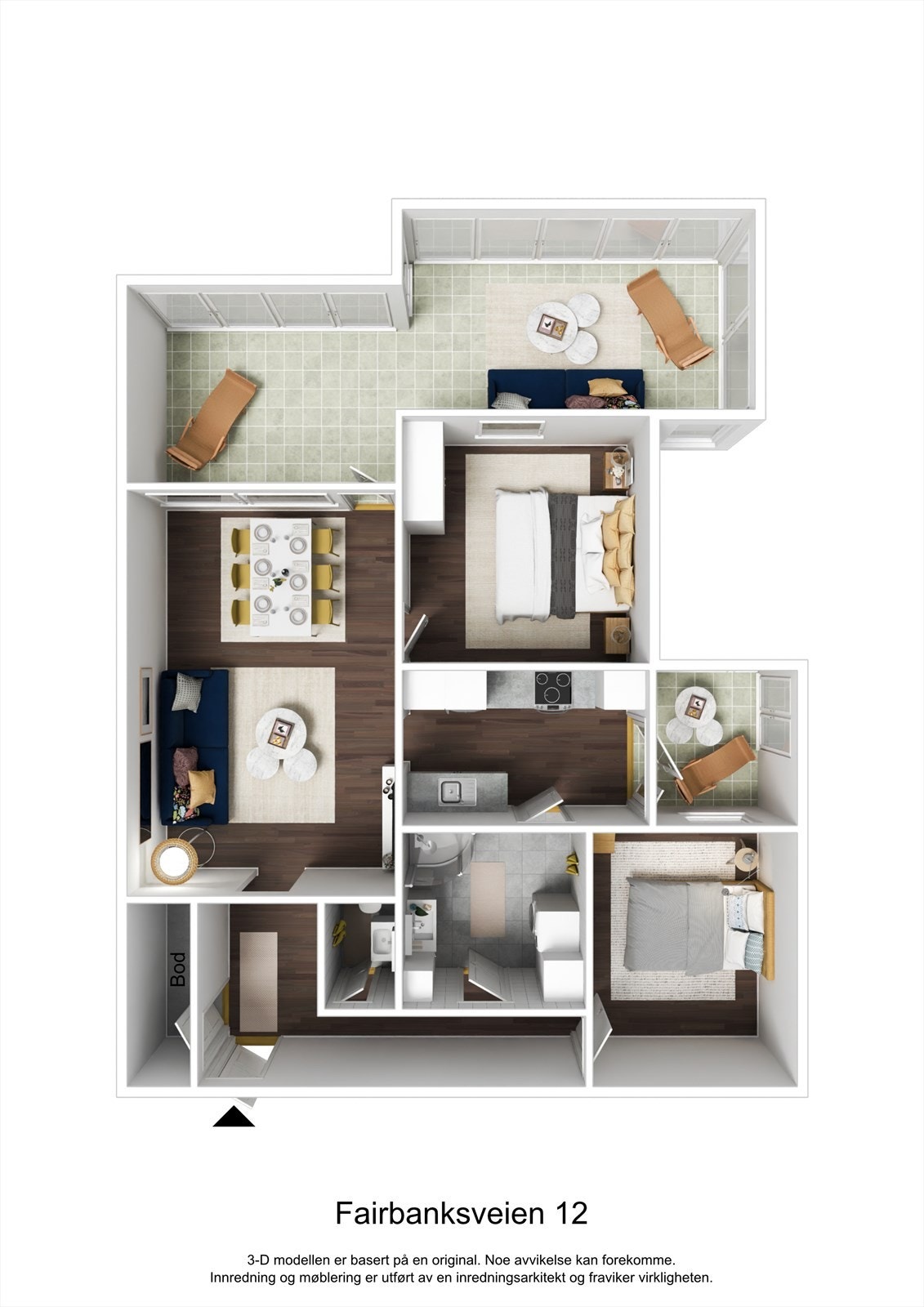 Planskisse Galleribilde