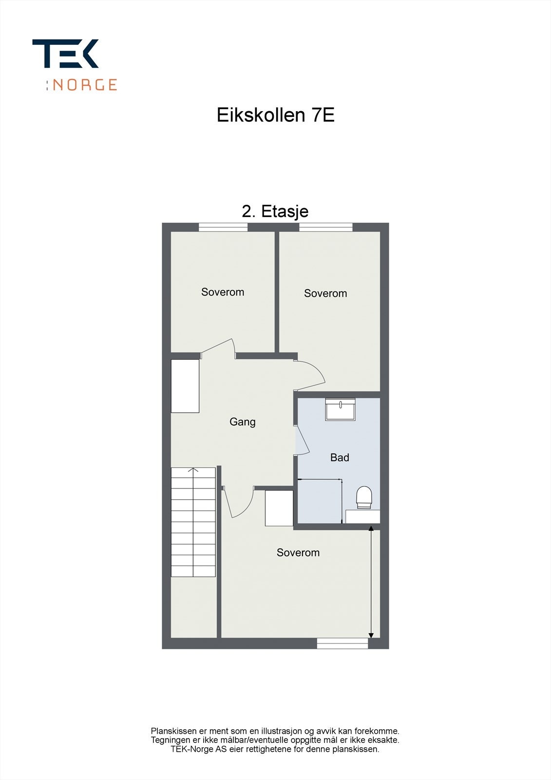 Plantegning 2. etasje. Galleribilde