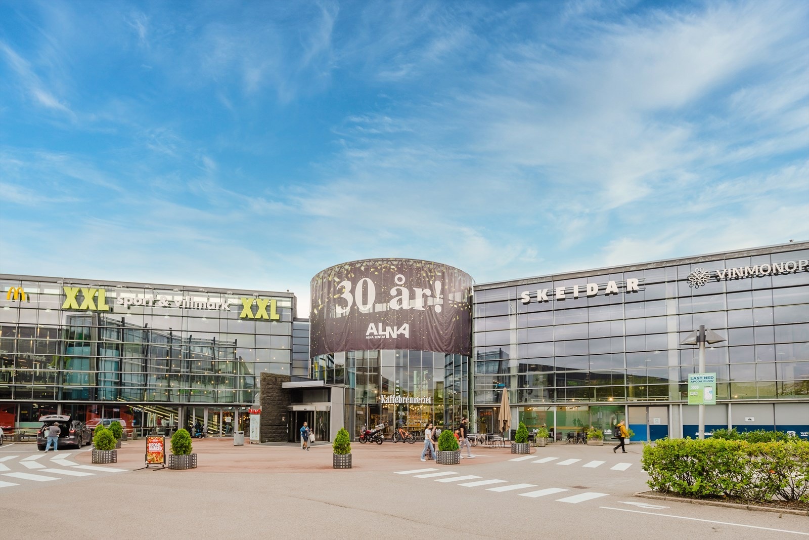 Kort vei til Alna Senter med dagligvare, handel og tjenester. Galleribilde