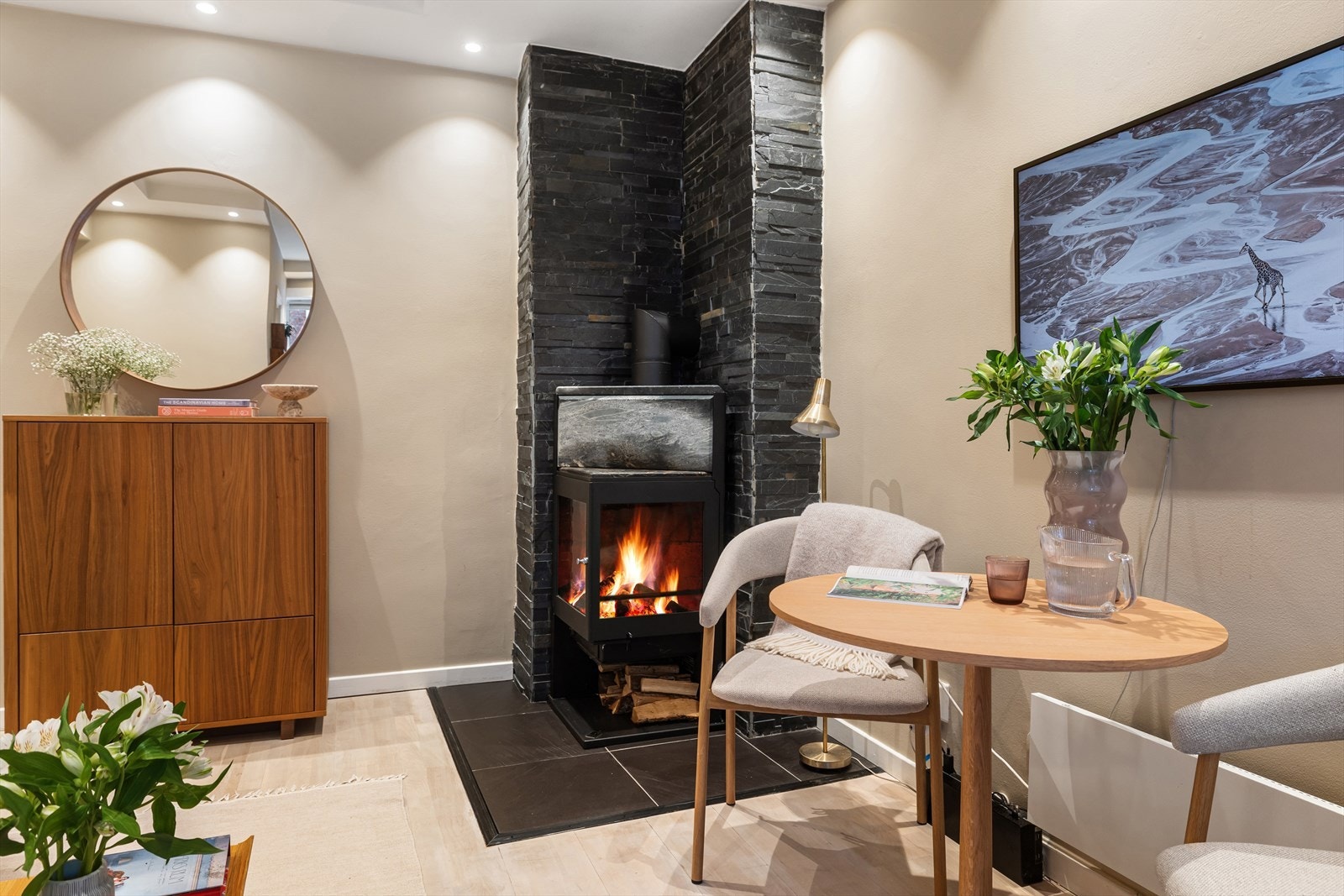 Flott peis gir behagelig varme og skaper hyggelig stemning på kalde høst- og vinterkvelder. Galleribilde