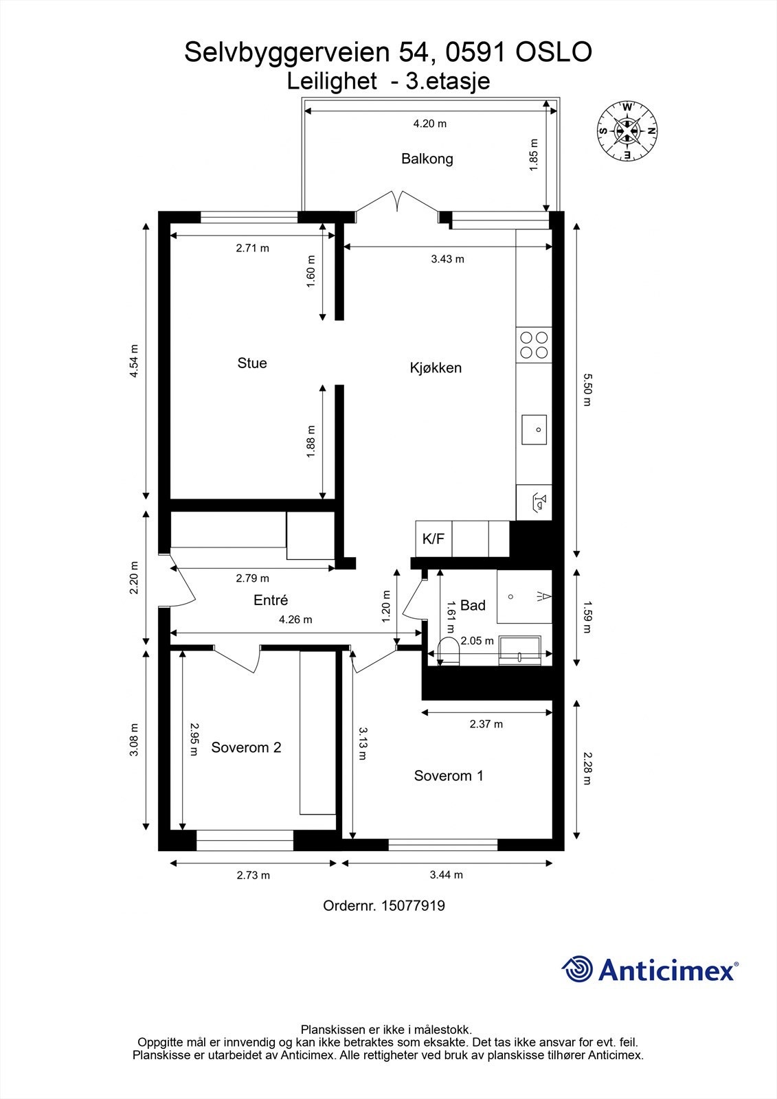 Plantegning Galleribilde