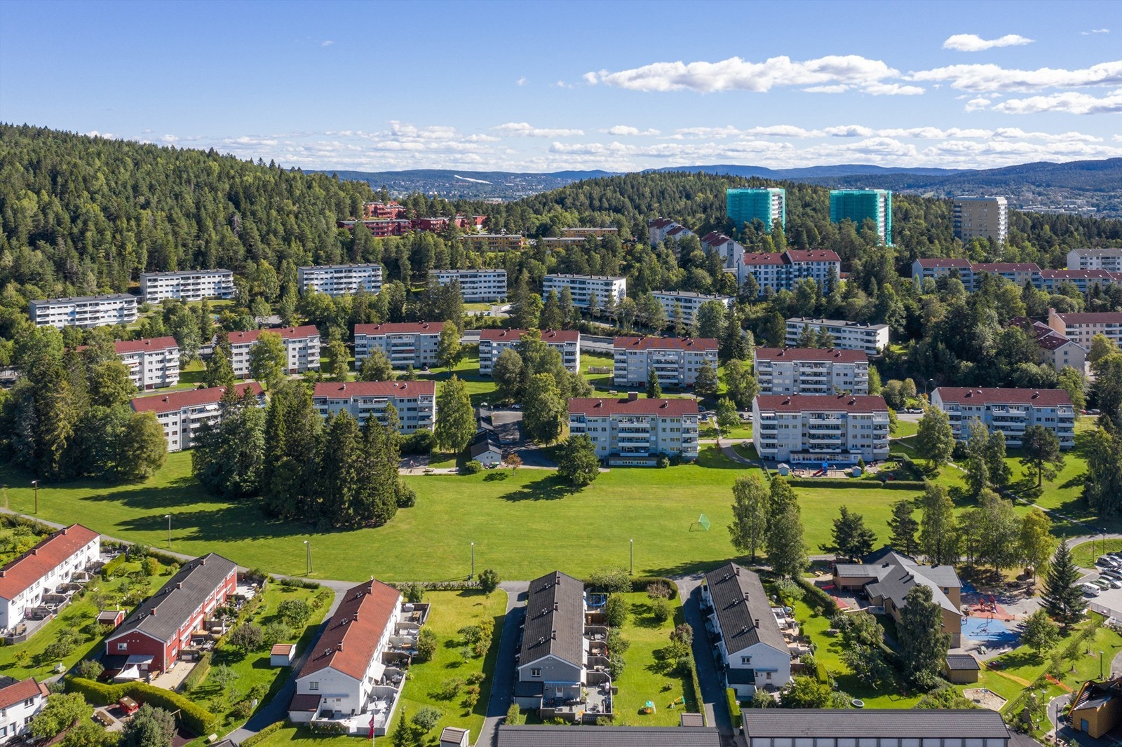 Området er svært populært for både barnefamilier og mennesker med sans for trening, tur og friluft Galleribilde
