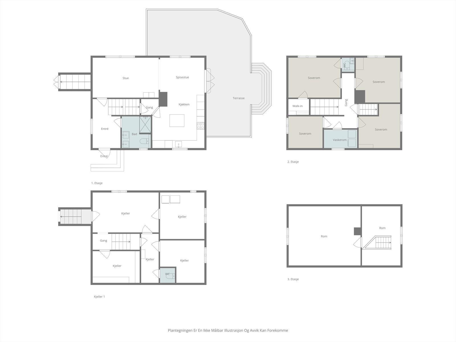 Planskisser Galleribilde