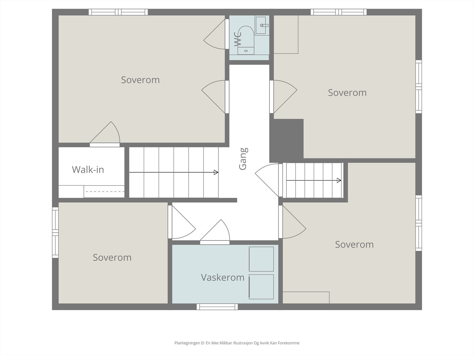 Planskisse 2. etasje Galleribilde