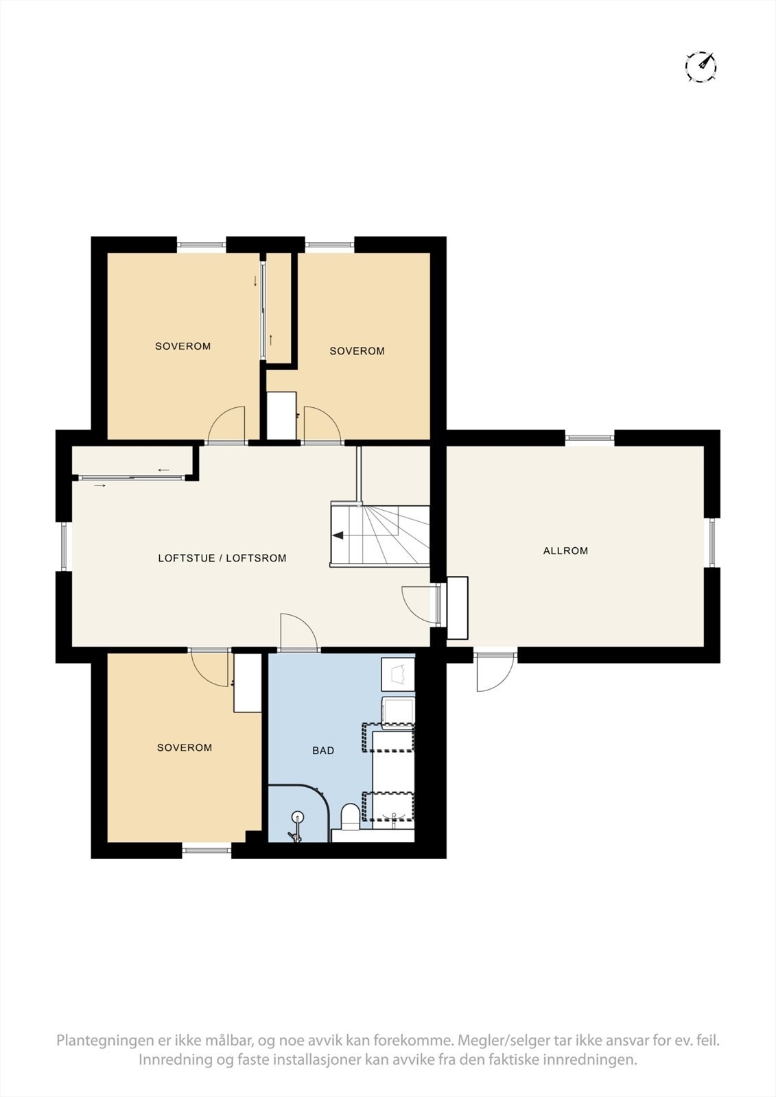 Plantegning 2. etasje. Galleribilde