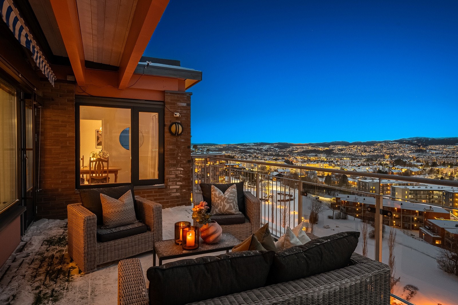 Den luftige plasseringen gir minimalt med innsyn og en sjelden følelse av privatliv og pusterom. Galleribilde