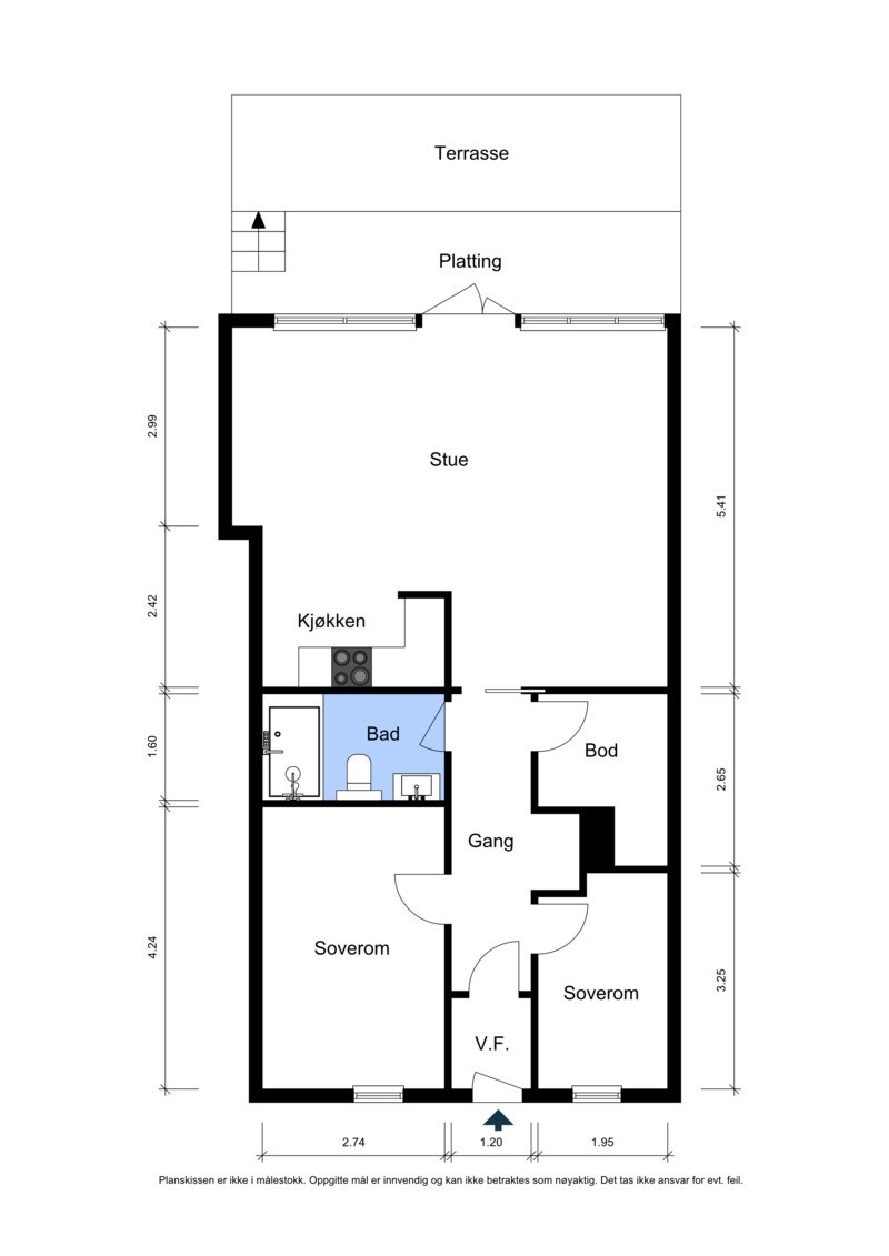 Plantegning. Galleribilde