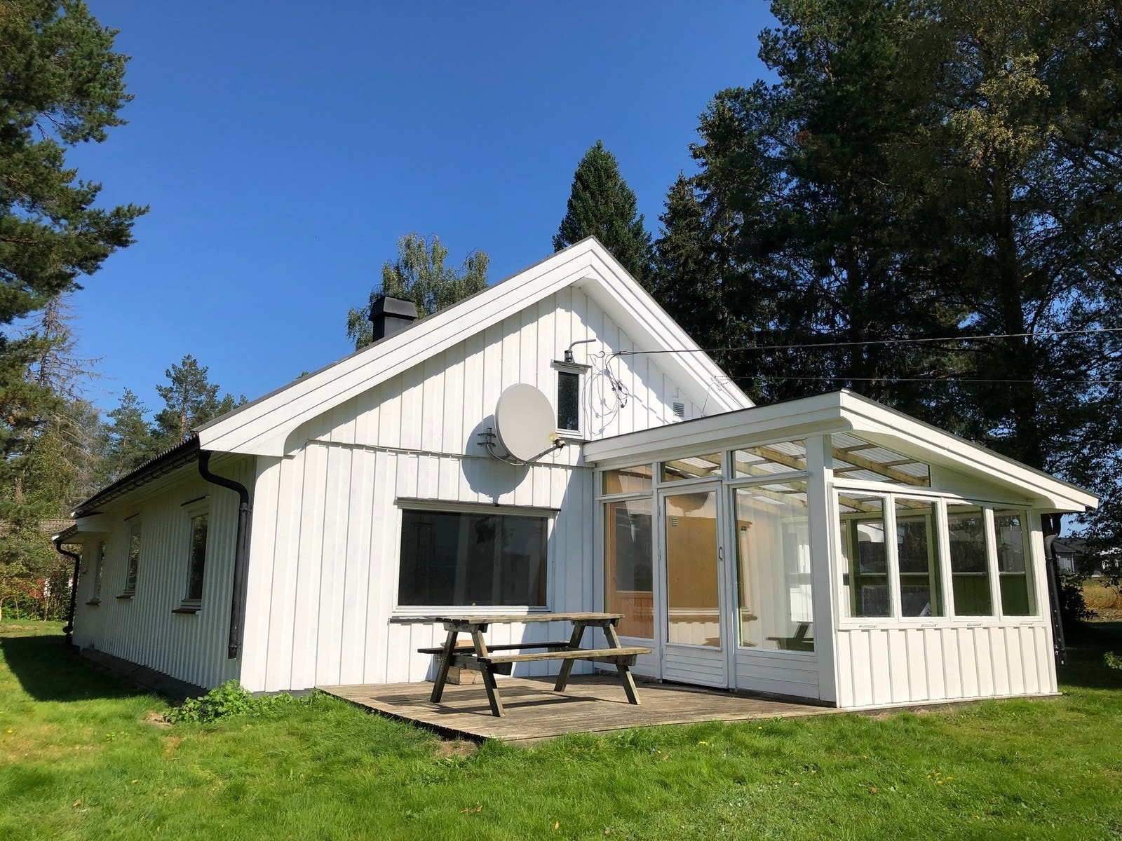 Terrasse med gode solforhold. Galleribilde