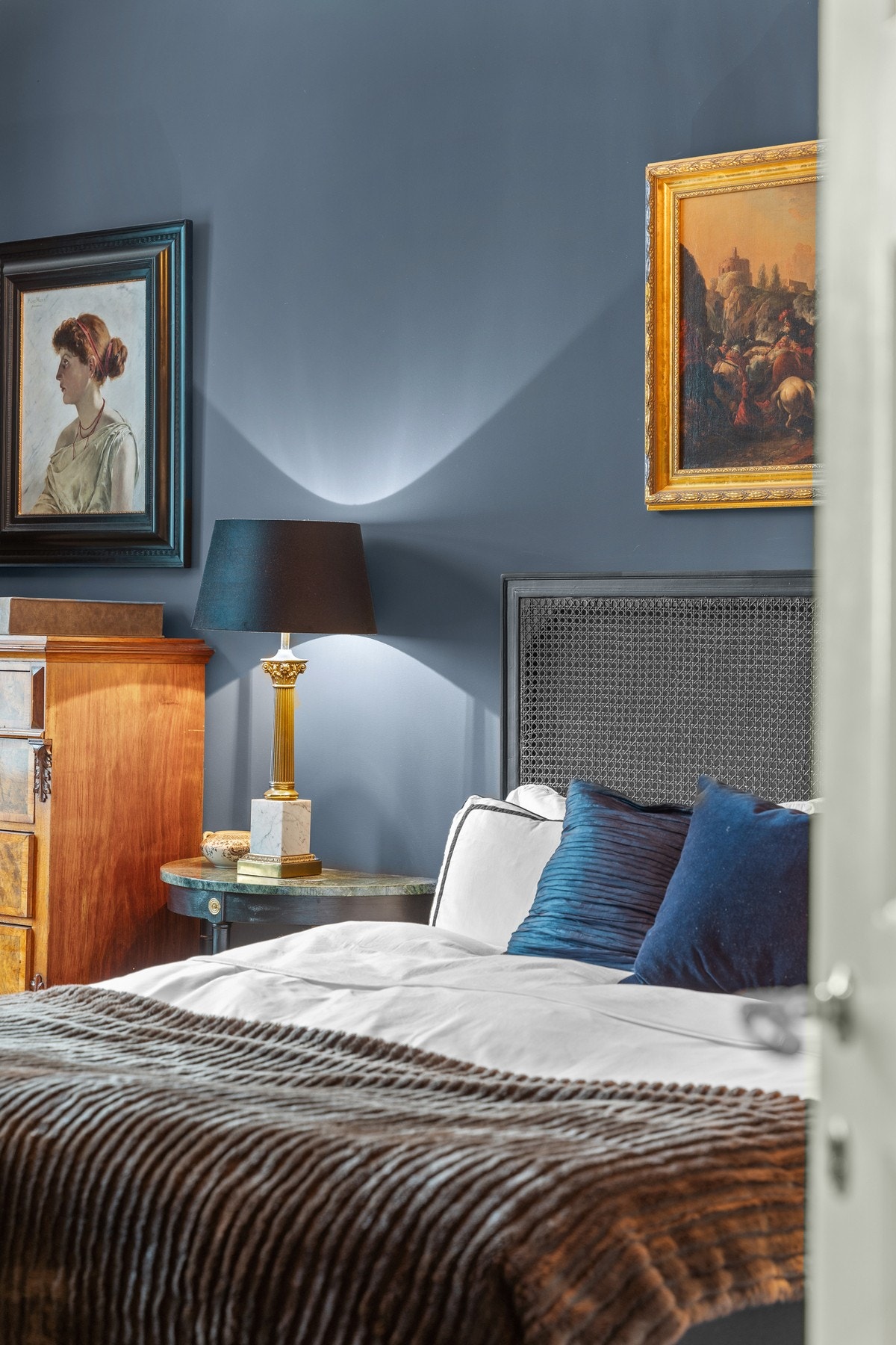 Stilrene farger på veggene Galleribilde