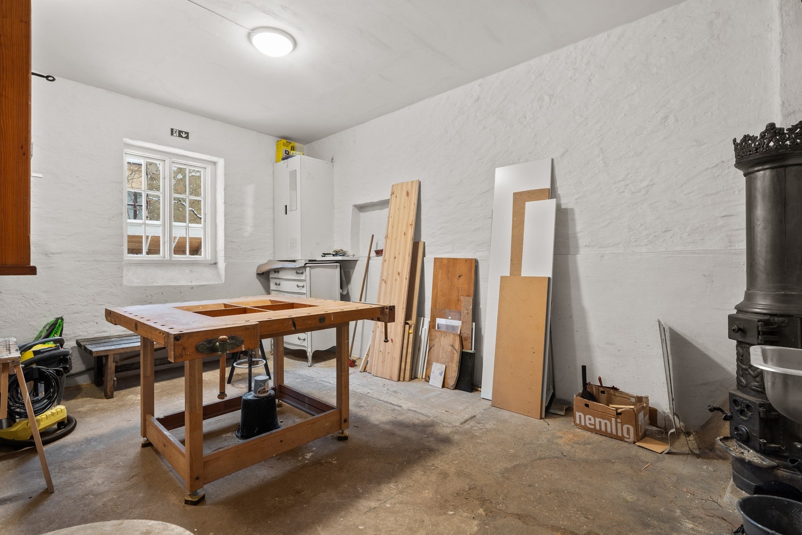 Felles hobbyrom og snekkerverksted Galleribilde