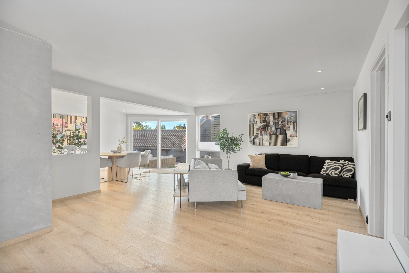 Lys og fin stue Galleribilde