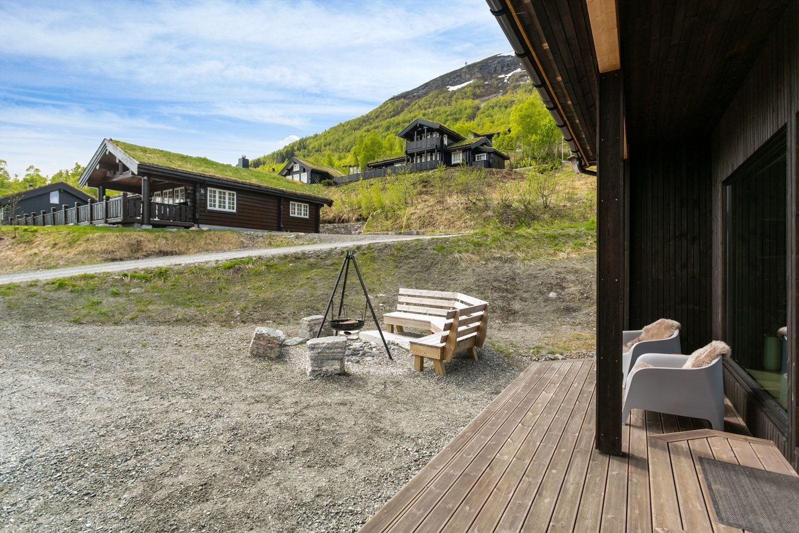 Uteområdet | Fasade Galleribilde