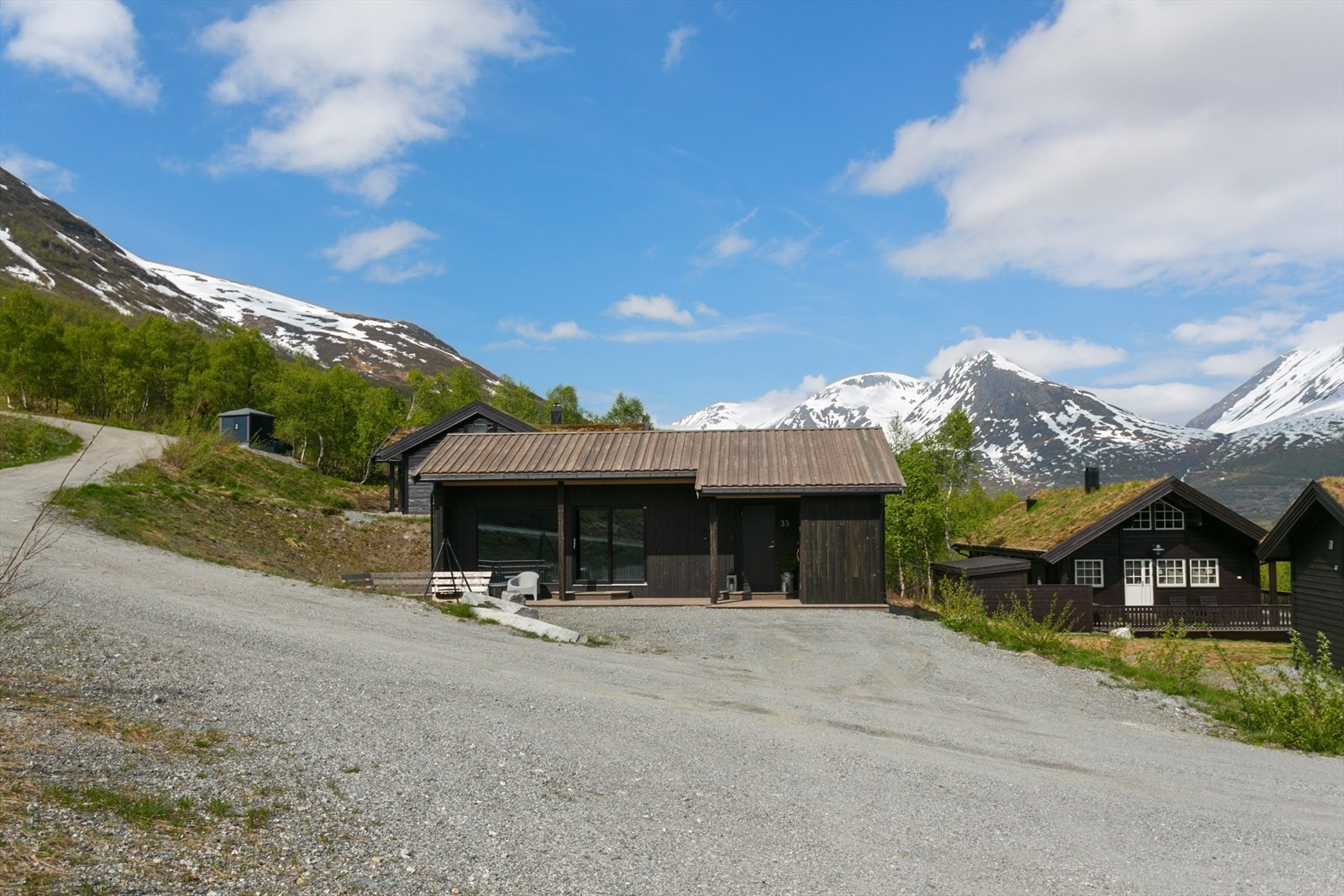 Uteområdet | Fasade Galleribilde